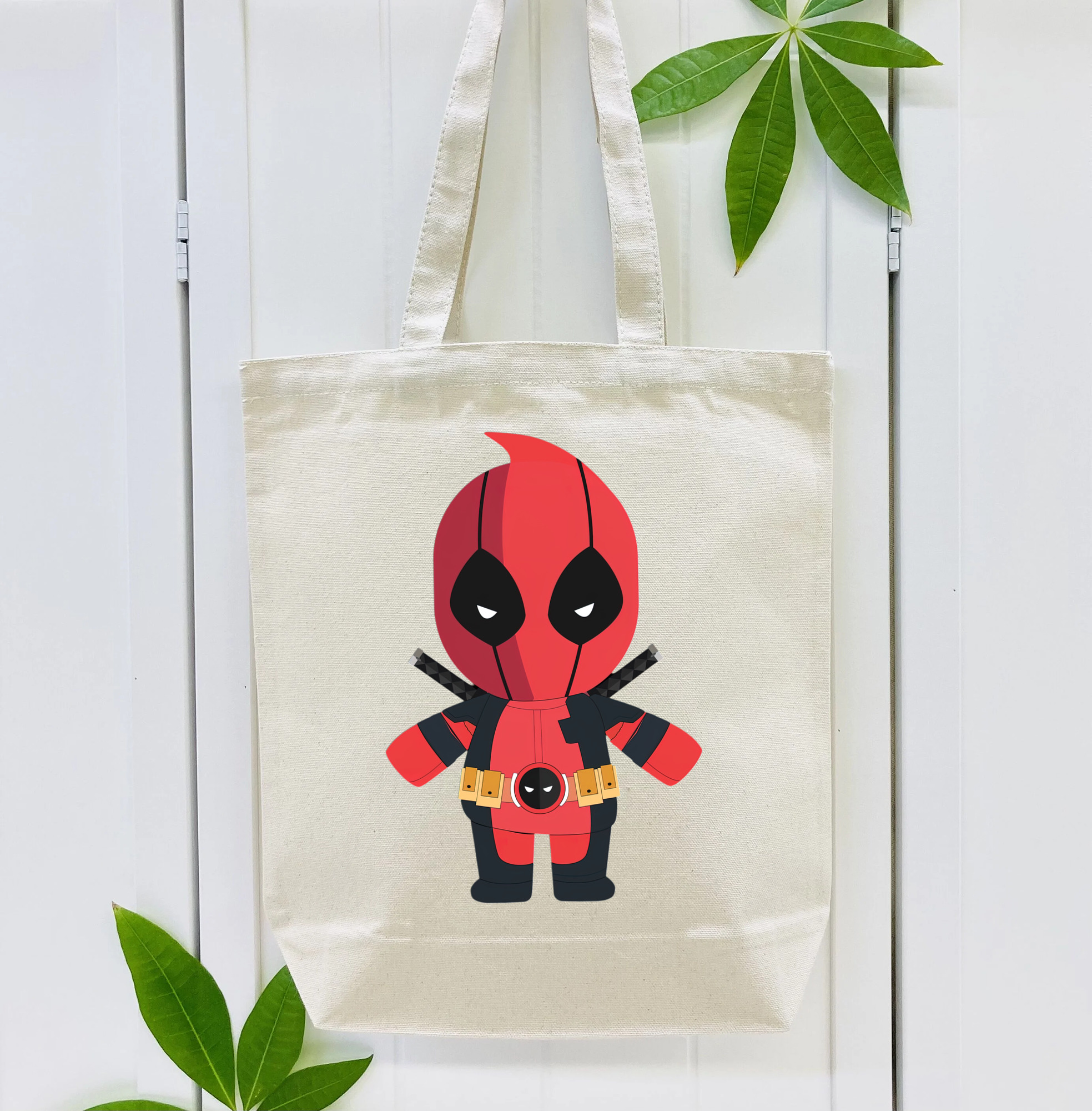 Deadpool デッドプール 縦型キャンバス生地手提げバッグ　トートバッグ