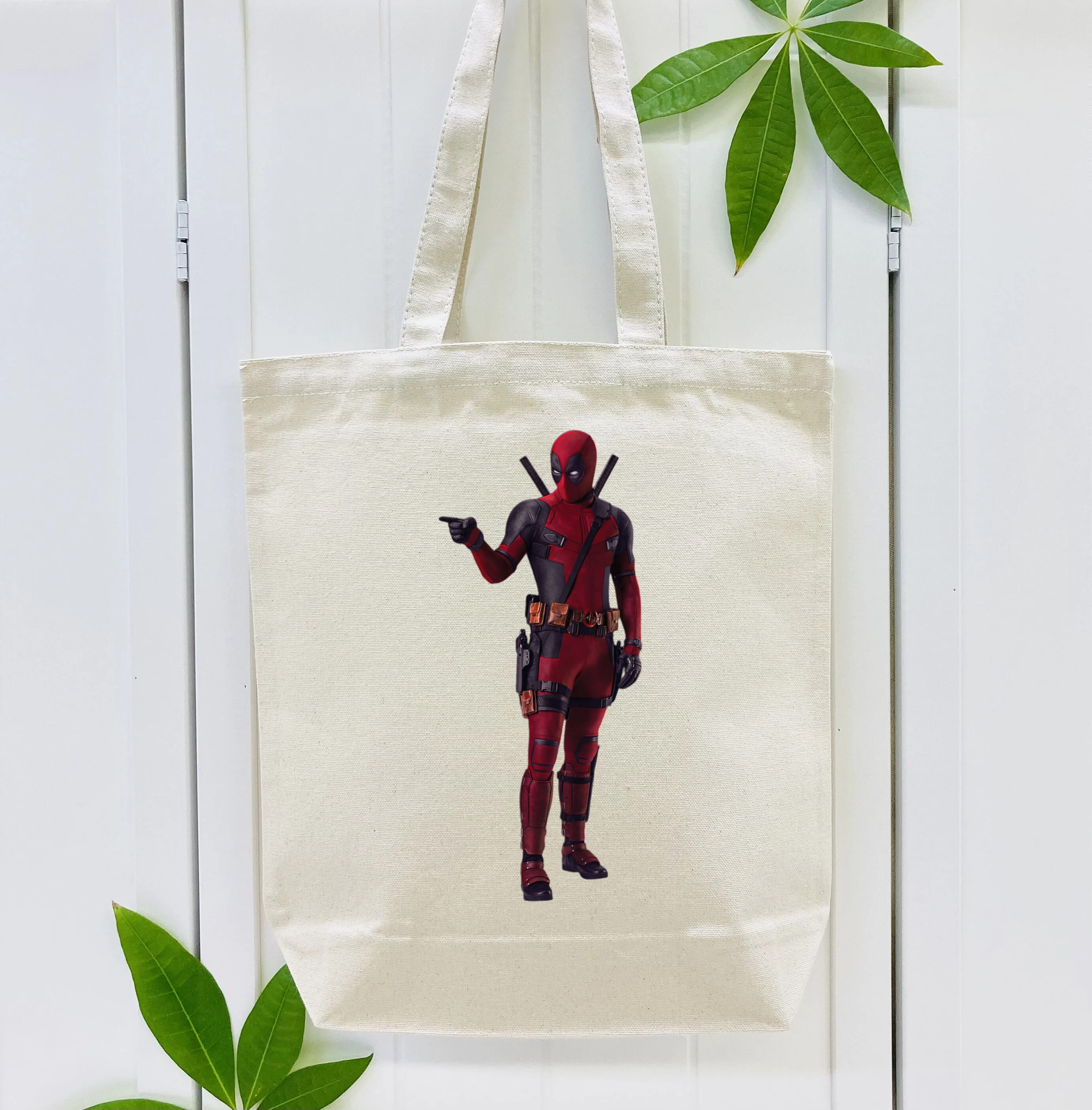 Deadpool デッドプール 縦型キャンバス生地手提げバッグ　トートバッグ