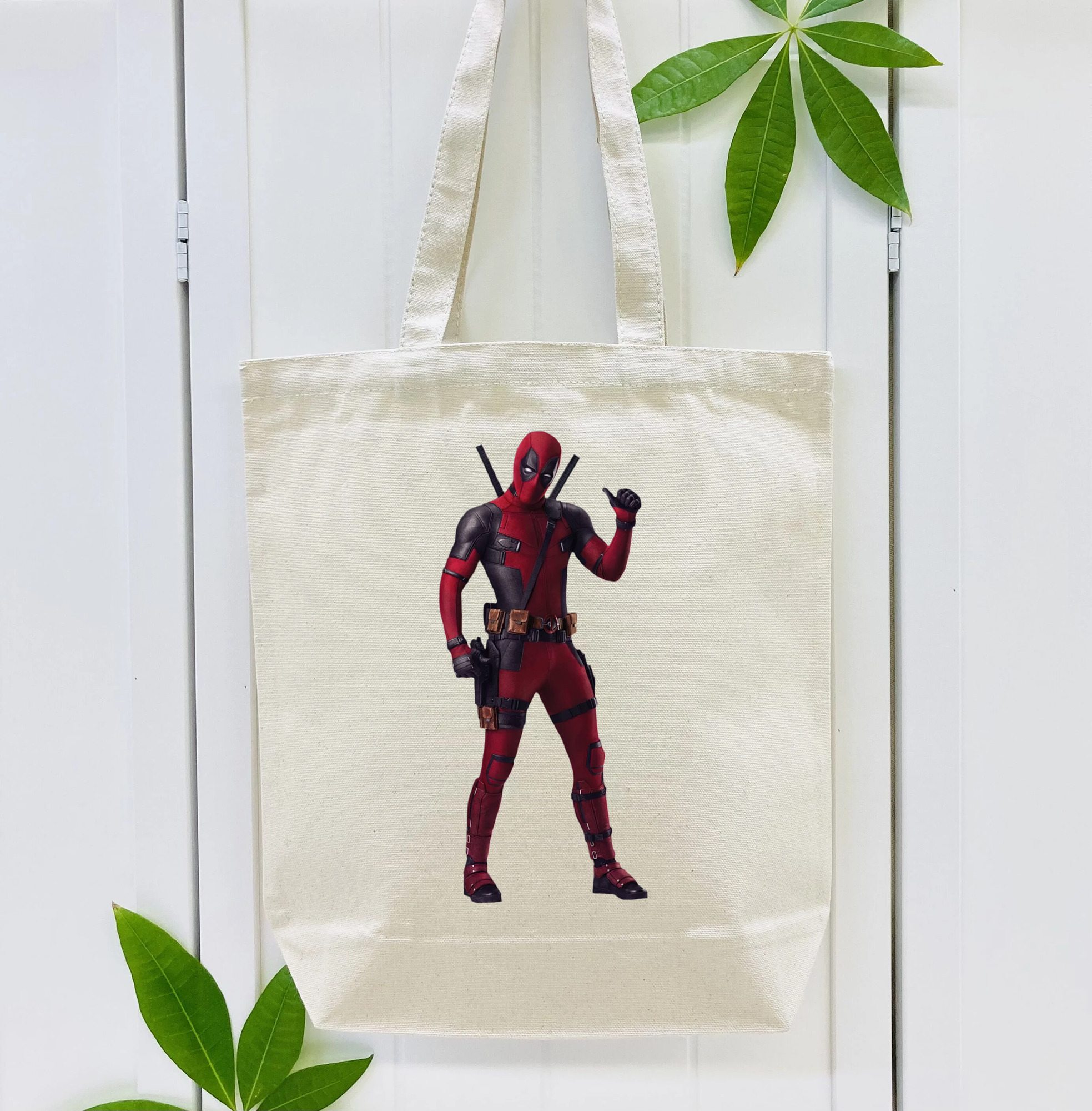 Deadpool デッドプール 縦型キャンバス生地手提げバッグ　トートバッグ