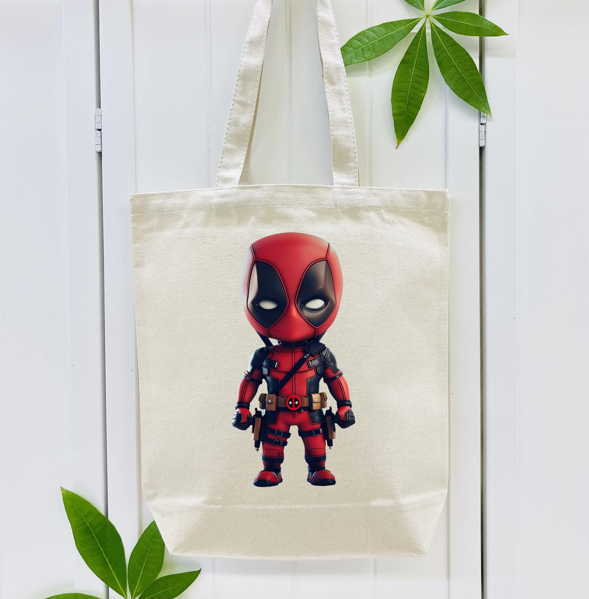 Deadpool デッドプール 縦型キャンバス生地手提げバッグ　トートバッグ