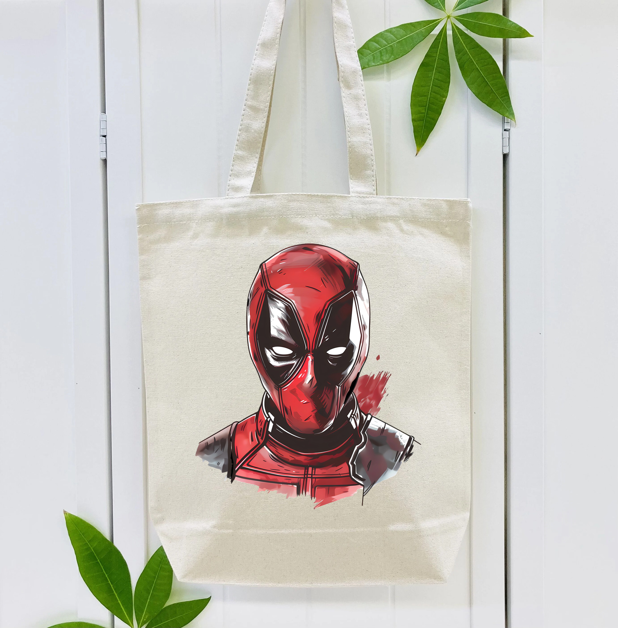 Deadpool デッドプール 縦型キャンバス生地手提げバッグ　トートバッグ