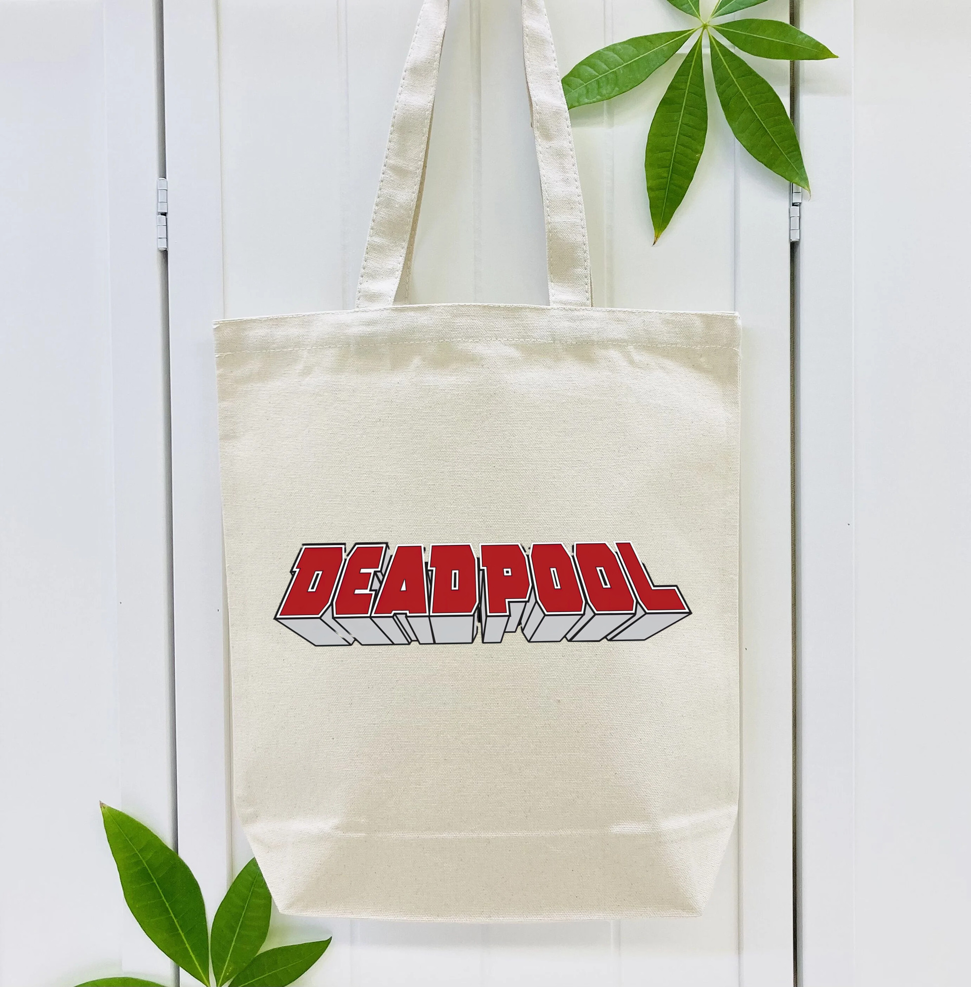 Deadpool デッドプール 縦型キャンバス生地手提げバッグ　トートバッグ