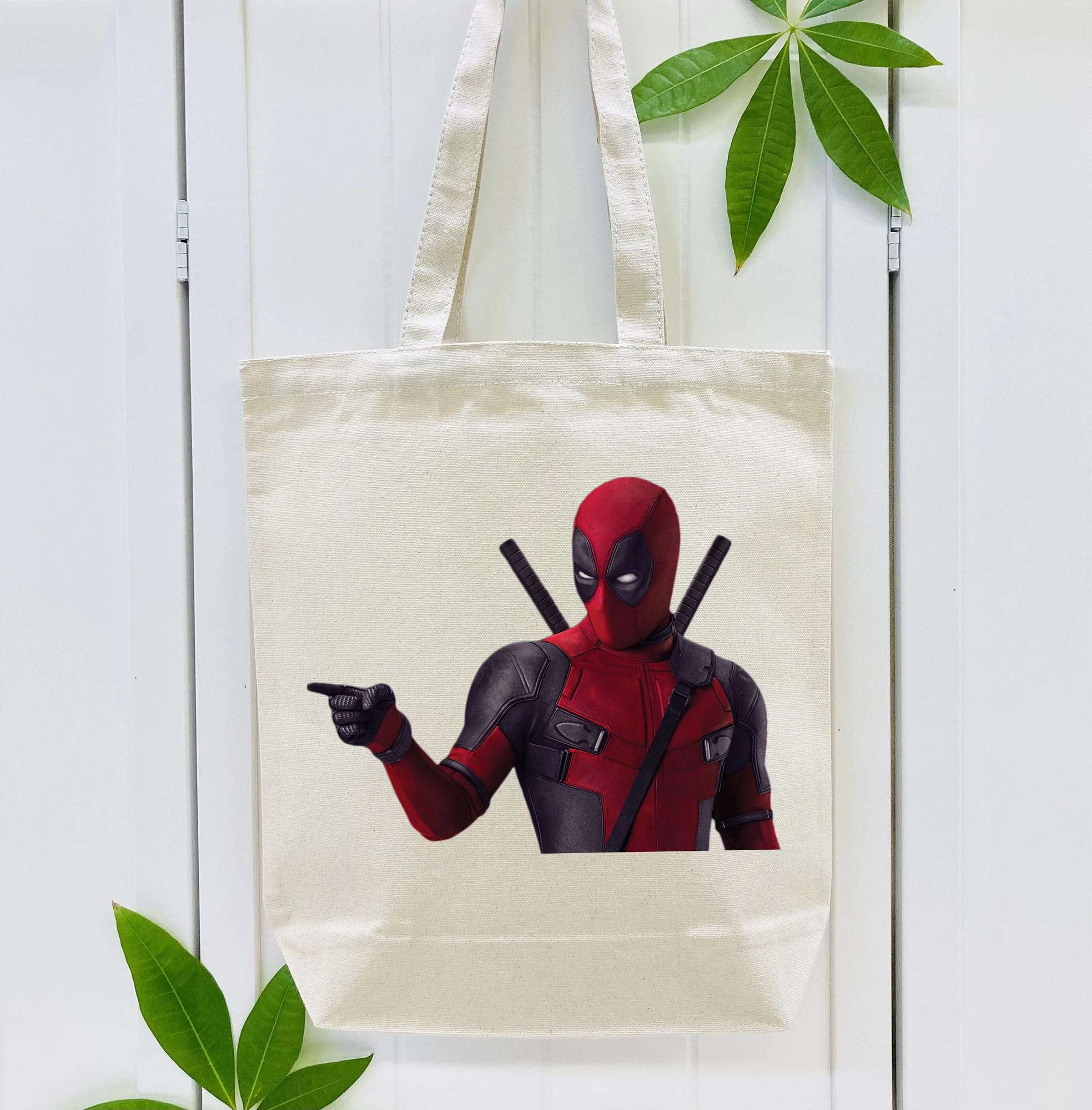Deadpool デッドプール 縦型キャンバス生地手提げバッグ　トートバッグ