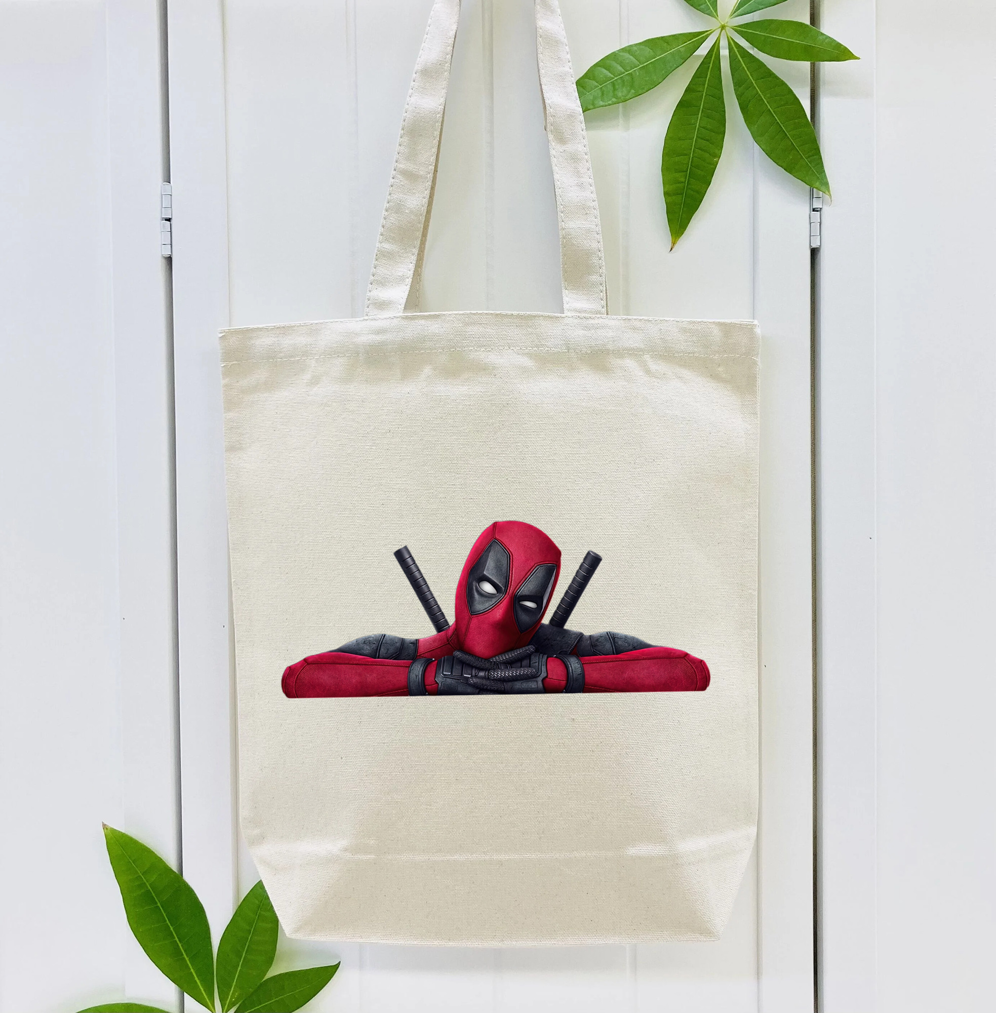 Deadpool デッドプール 縦型キャンバス生地手提げバッグ　トートバッグ