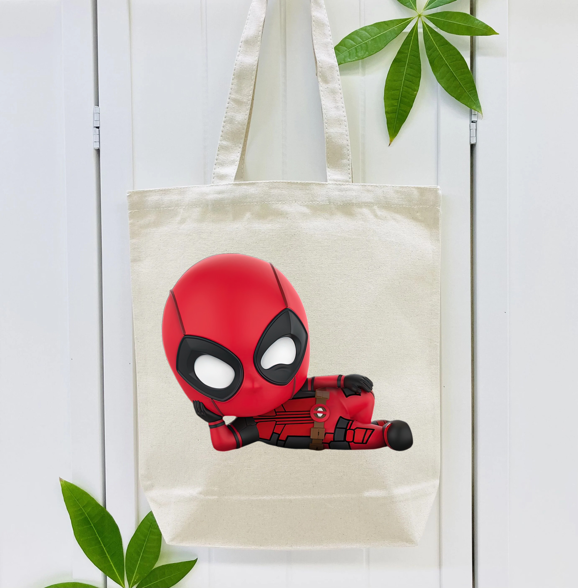 Deadpool デッドプール 縦型キャンバス生地手提げバッグ　トートバッグ