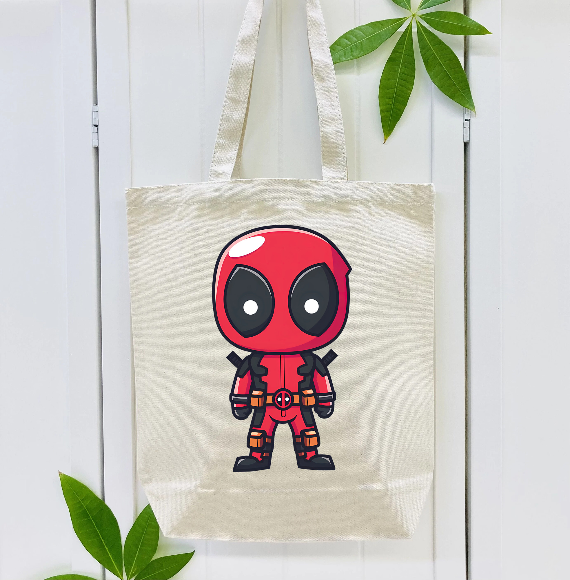 Deadpool デッドプール 縦型キャンバス生地手提げバッグ　トートバッグ