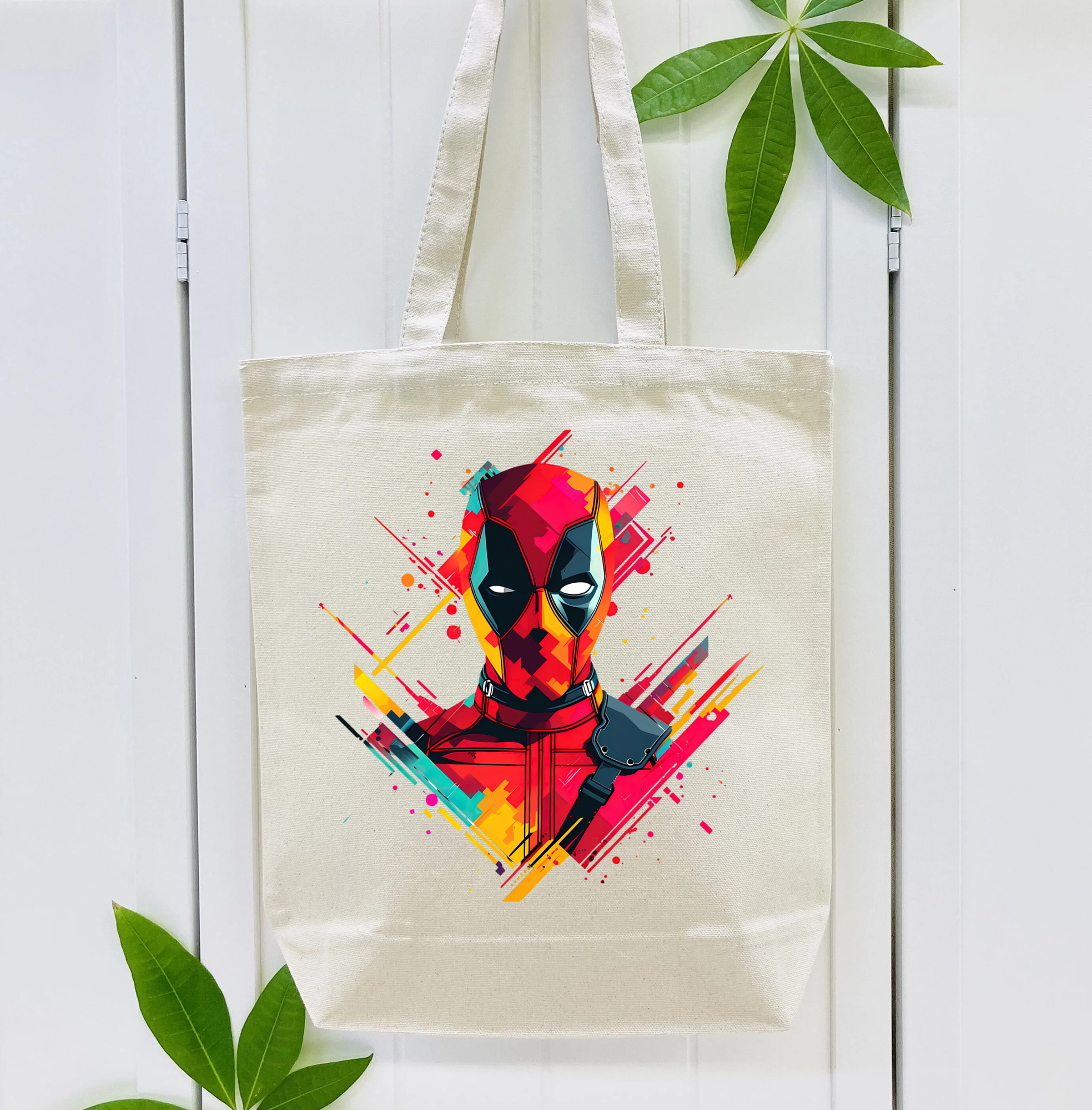 Deadpool デッドプール 縦型キャンバス生地手提げバッグ　トートバッグ