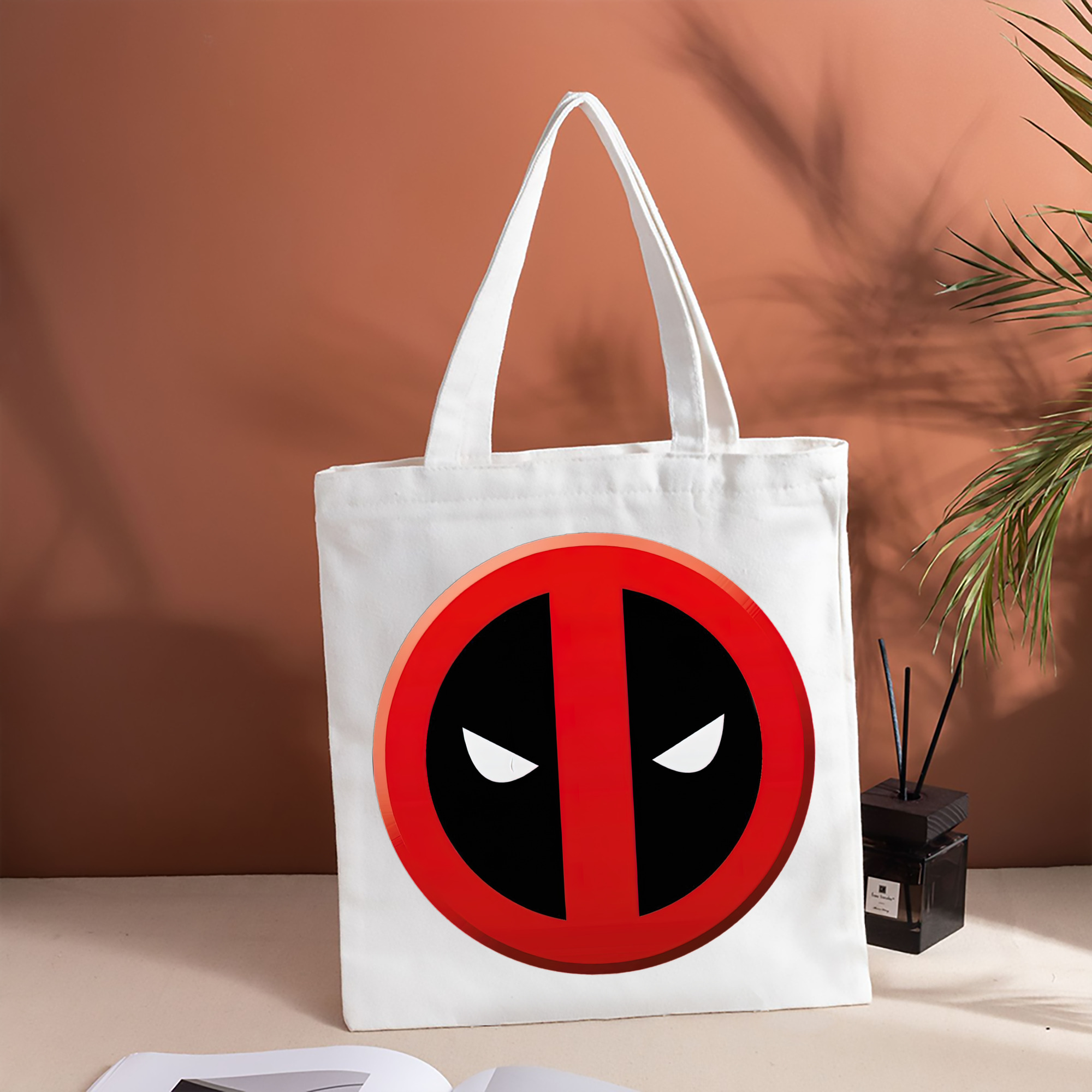 Deadpool デッドプール 縦型キャンバス生地手提げバッグ　トートバッグ
