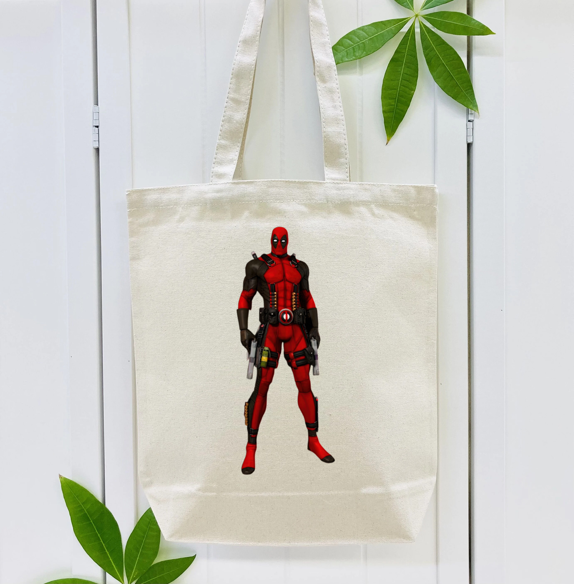 Deadpool デッドプール 縦型キャンバス生地手提げバッグ　トートバッグ