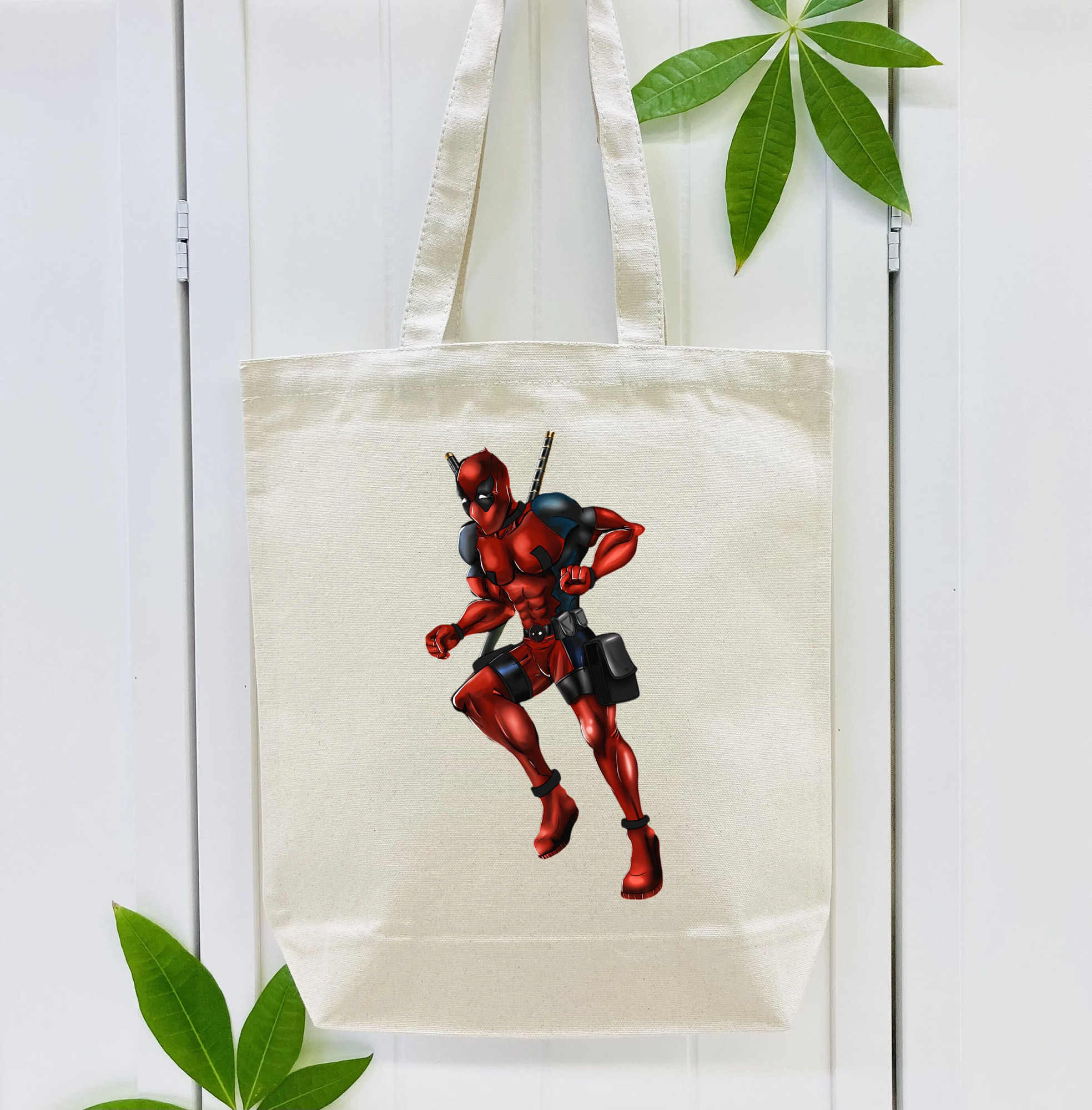 Deadpool デッドプール 縦型キャンバス生地手提げバッグ　トートバッグ
