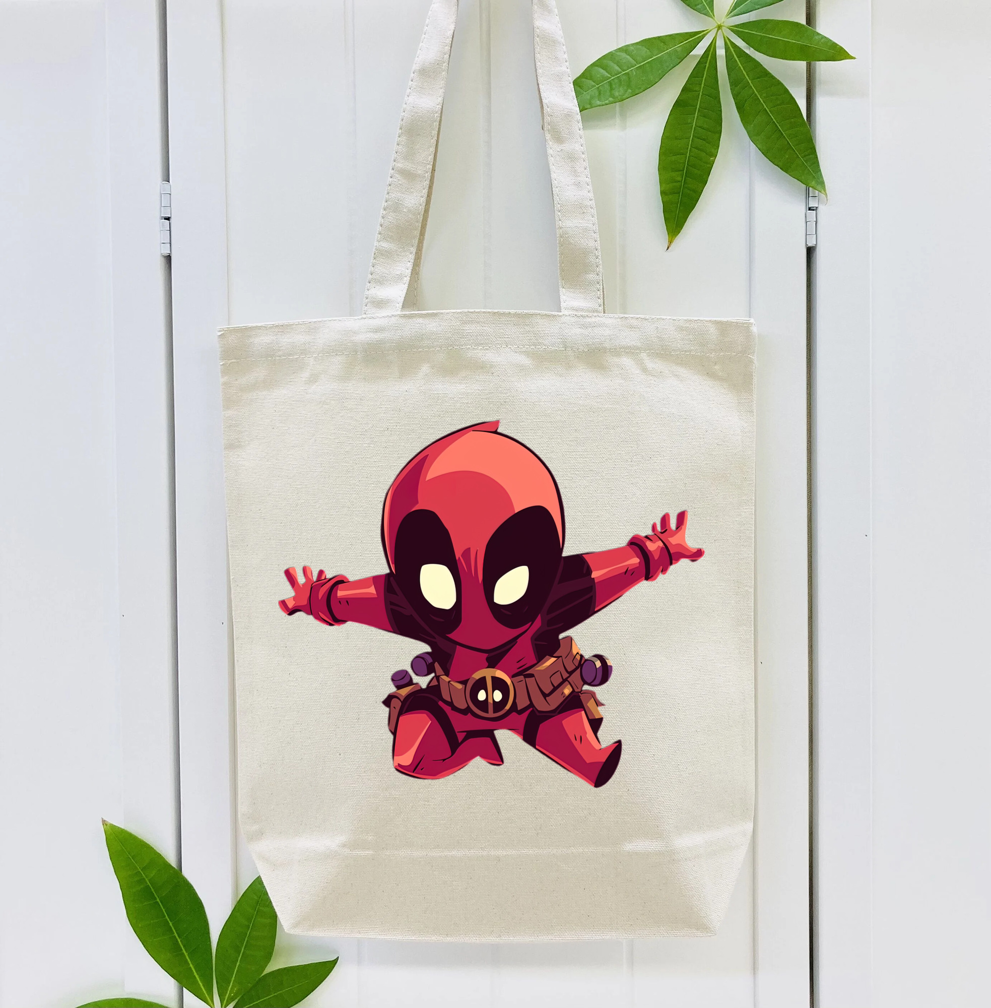 Deadpool デッドプール 縦型キャンバス生地手提げバッグ　トートバッグ