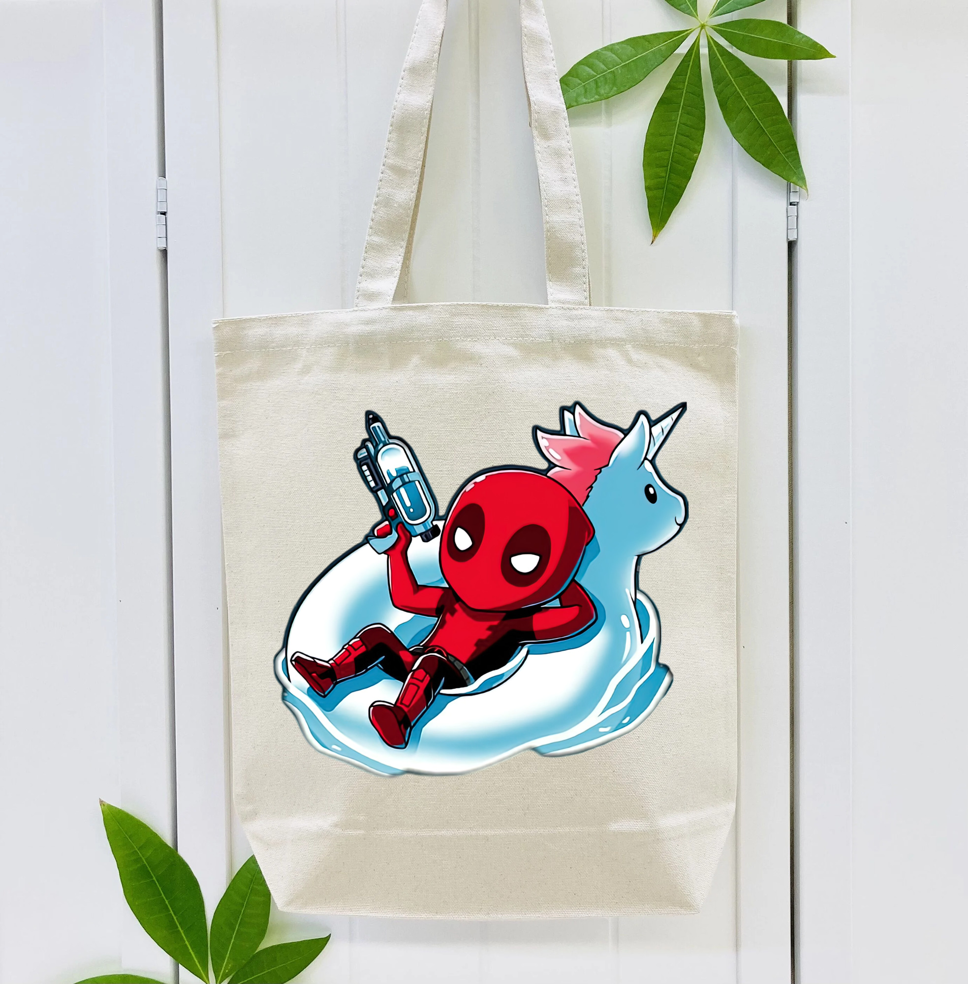 Deadpool デッドプール 縦型キャンバス生地手提げバッグ　トートバッグ