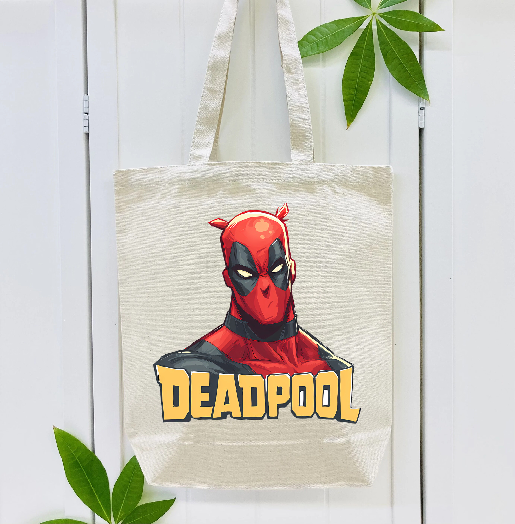 Deadpool デッドプール 縦型キャンバス生地手提げバッグ　トートバッグ