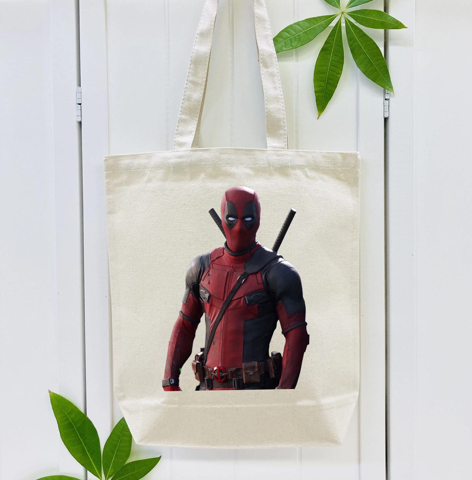 Deadpool デッドプール 縦型キャンバス生地手提げバッグ　トートバッグ