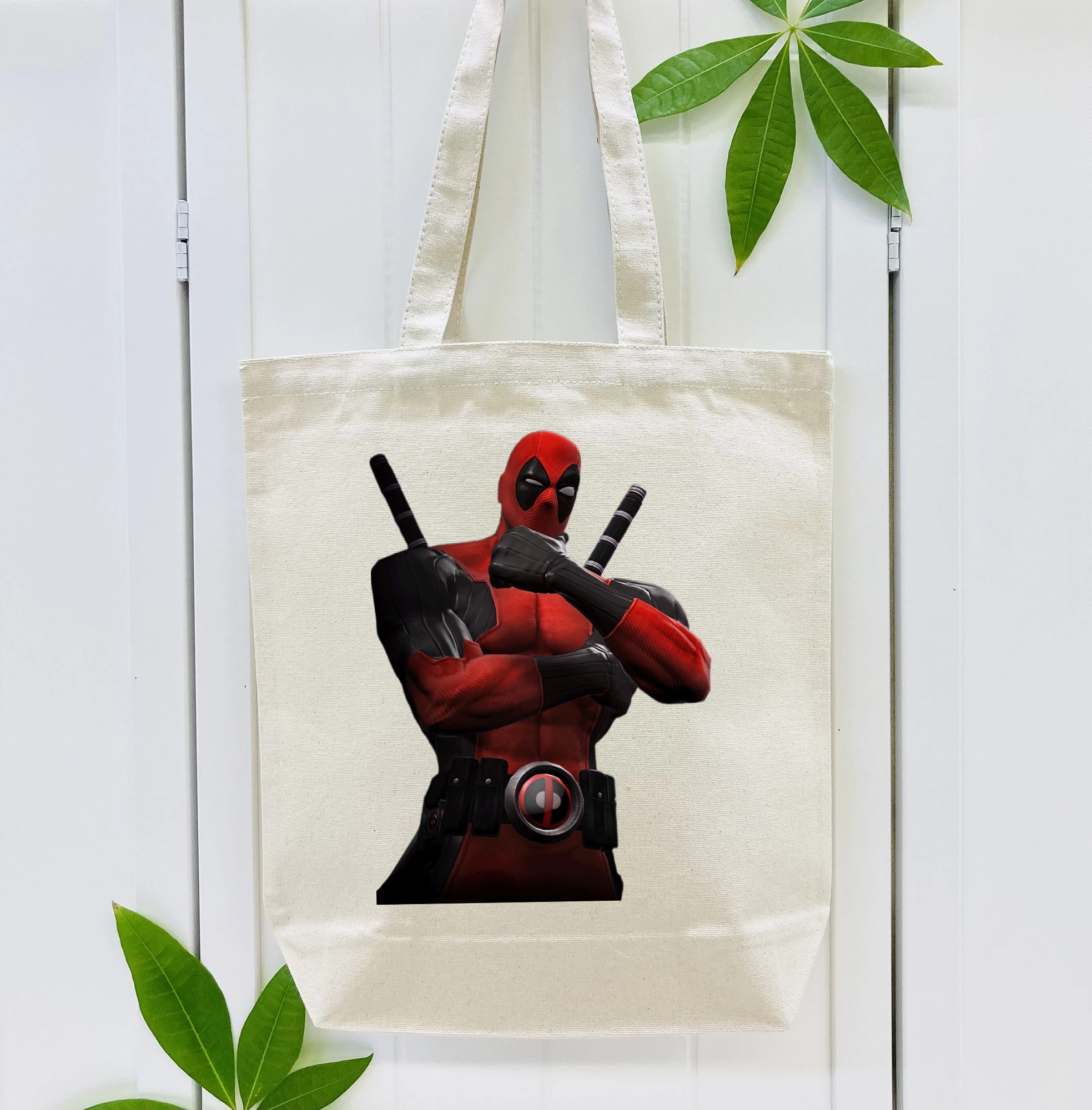 Deadpool デッドプール 縦型キャンバス生地手提げバッグ　トートバッグ