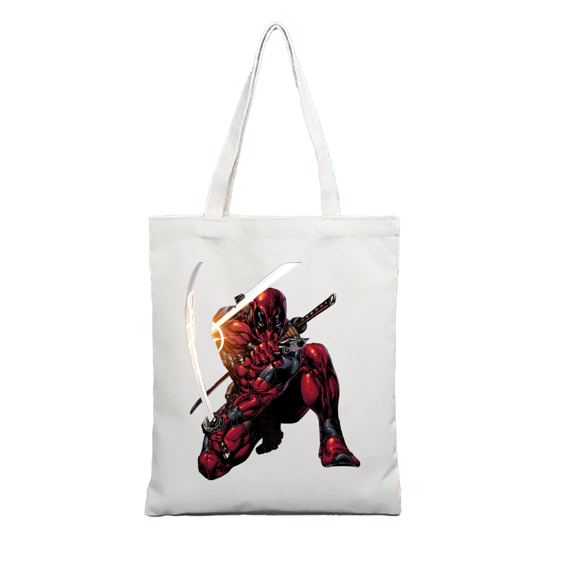（画像用） Deadpool デッドプール 縦型キャンバス生地手提げバッグ　トートバッグ