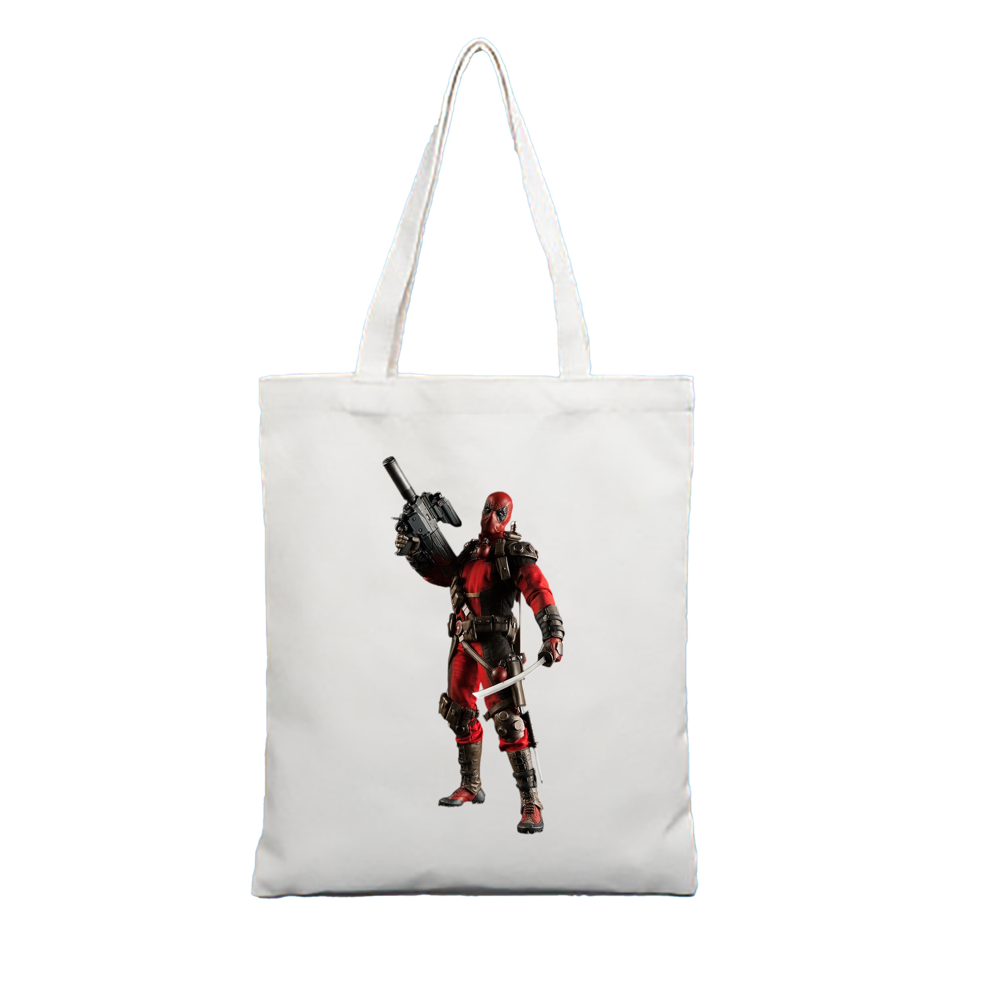 （画像用） Deadpool デッドプール 縦型キャンバス生地手提げバッグ　トートバッグ