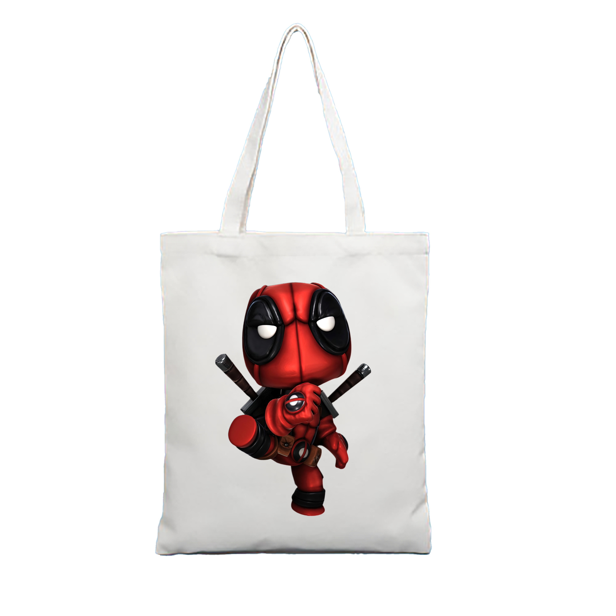 （画像用） Deadpool デッドプール 縦型キャンバス生地手提げバッグ　トートバッグ