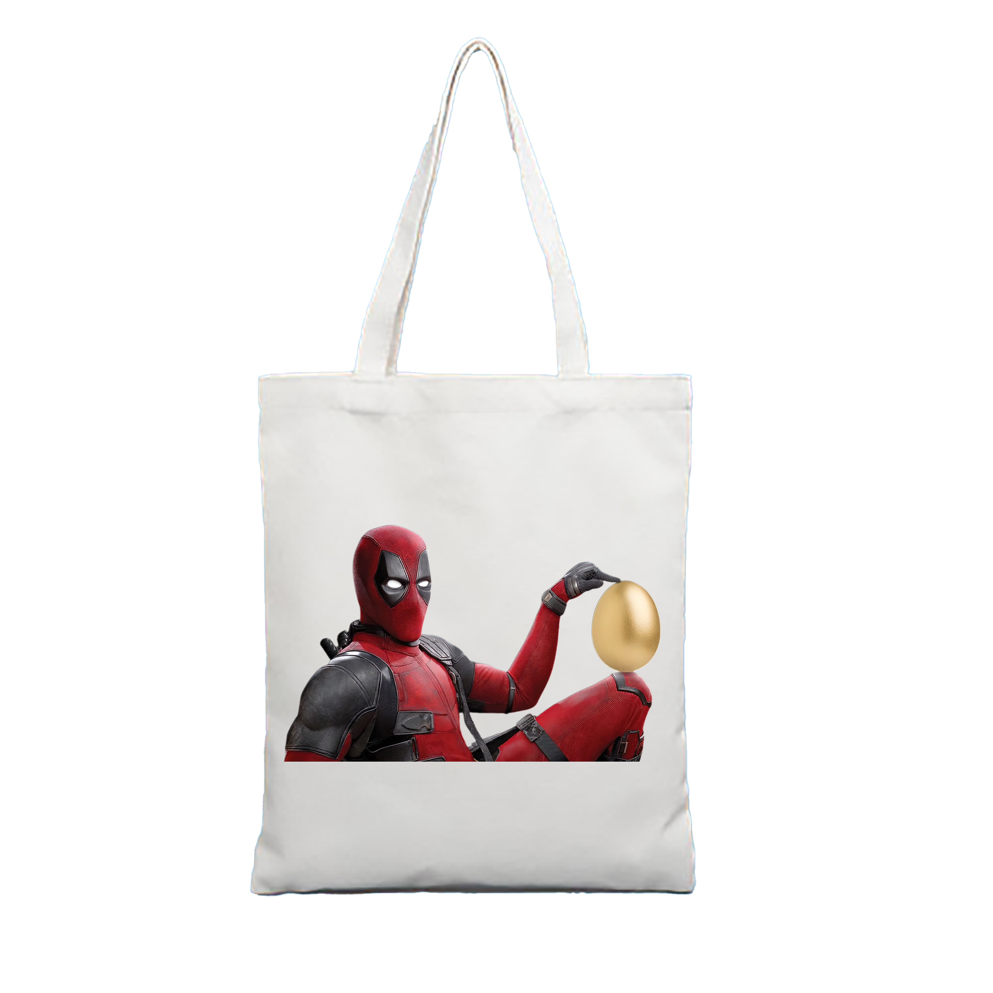 （画像用） Deadpool デッドプール 縦型キャンバス生地手提げバッグ　トートバッグ