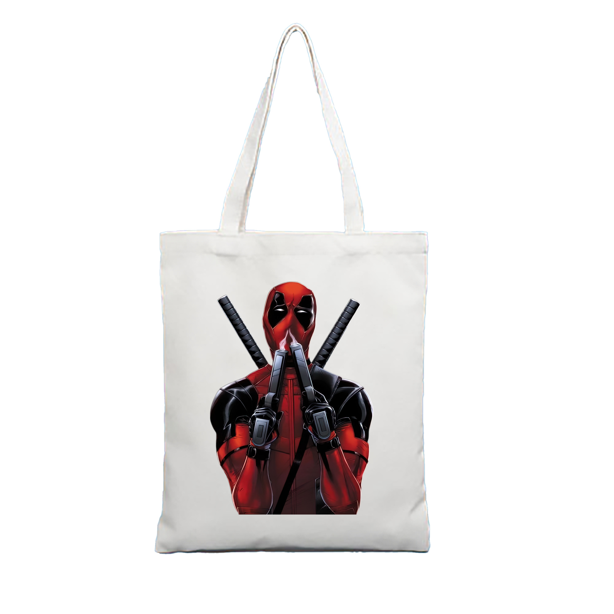 （画像用） Deadpool デッドプール 縦型キャンバス生地手提げバッグ　トートバッグ