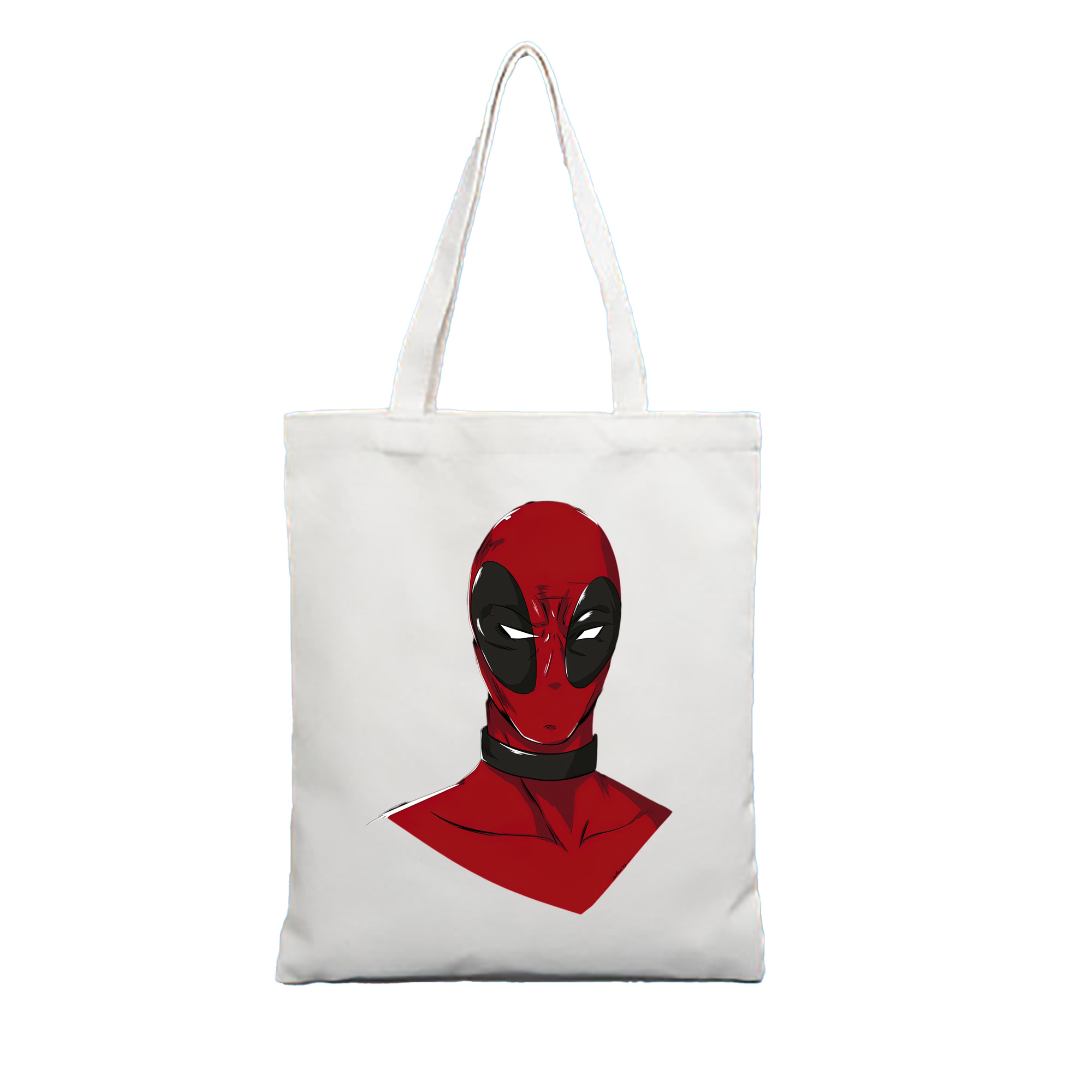 （画像用） Deadpool デッドプール 縦型キャンバス生地手提げバッグ　トートバッグ