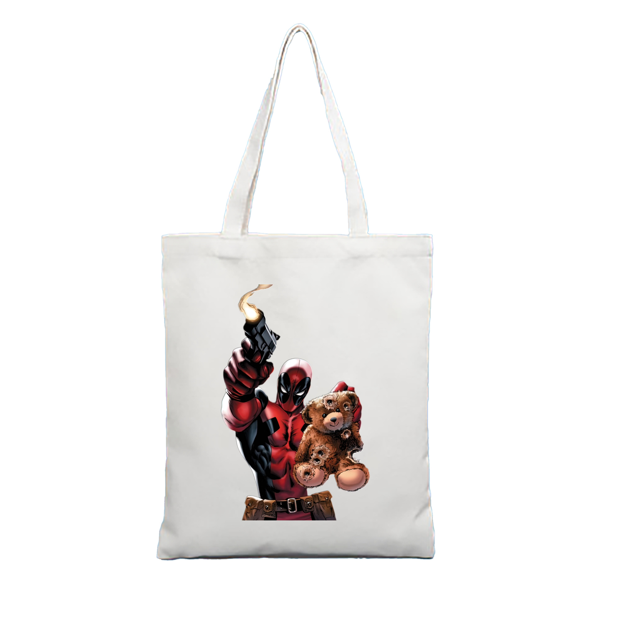 （画像用） Deadpool デッドプール 縦型キャンバス生地手提げバッグ　トートバッグ