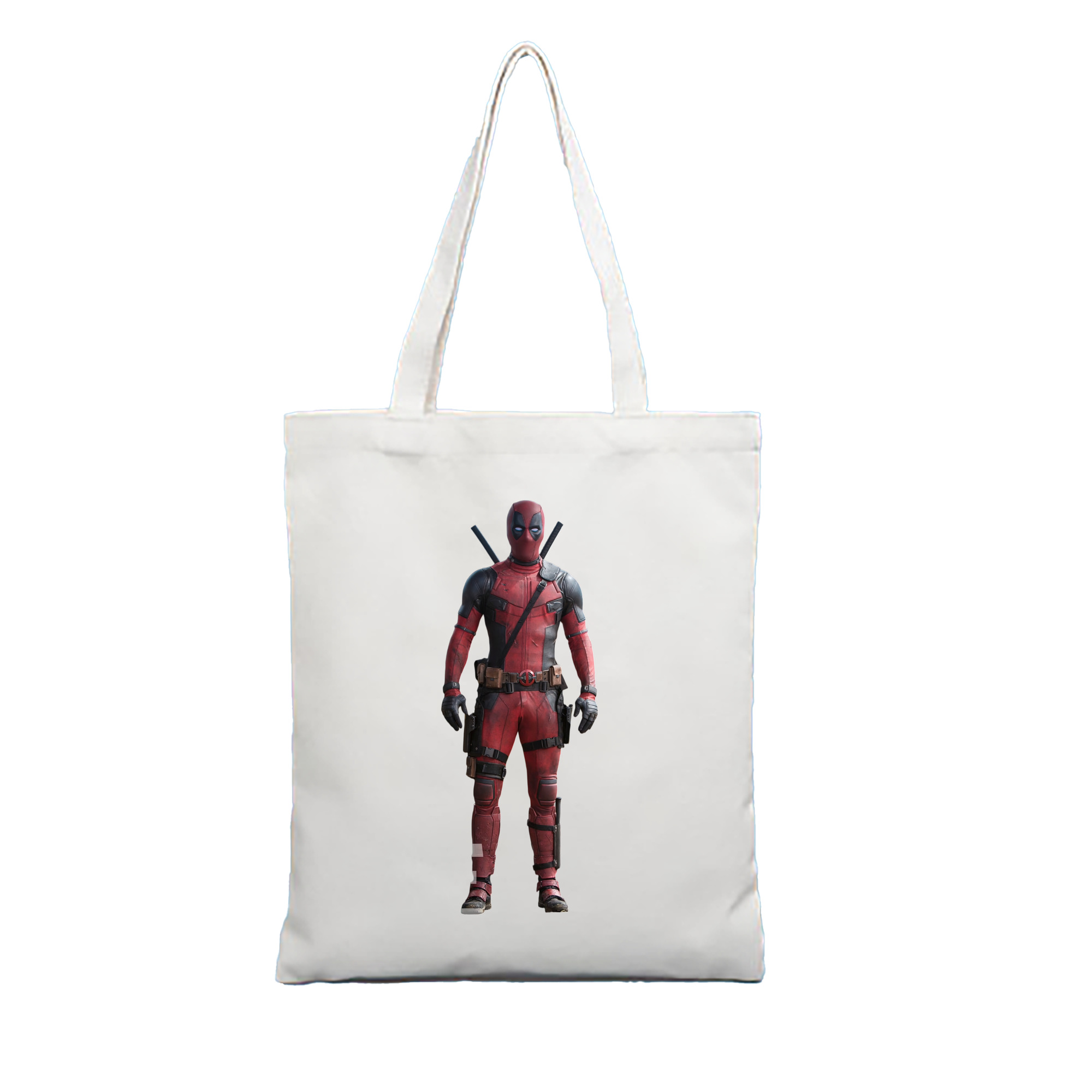 （画像用） Deadpool デッドプール 縦型キャンバス生地手提げバッグ　トートバッグ