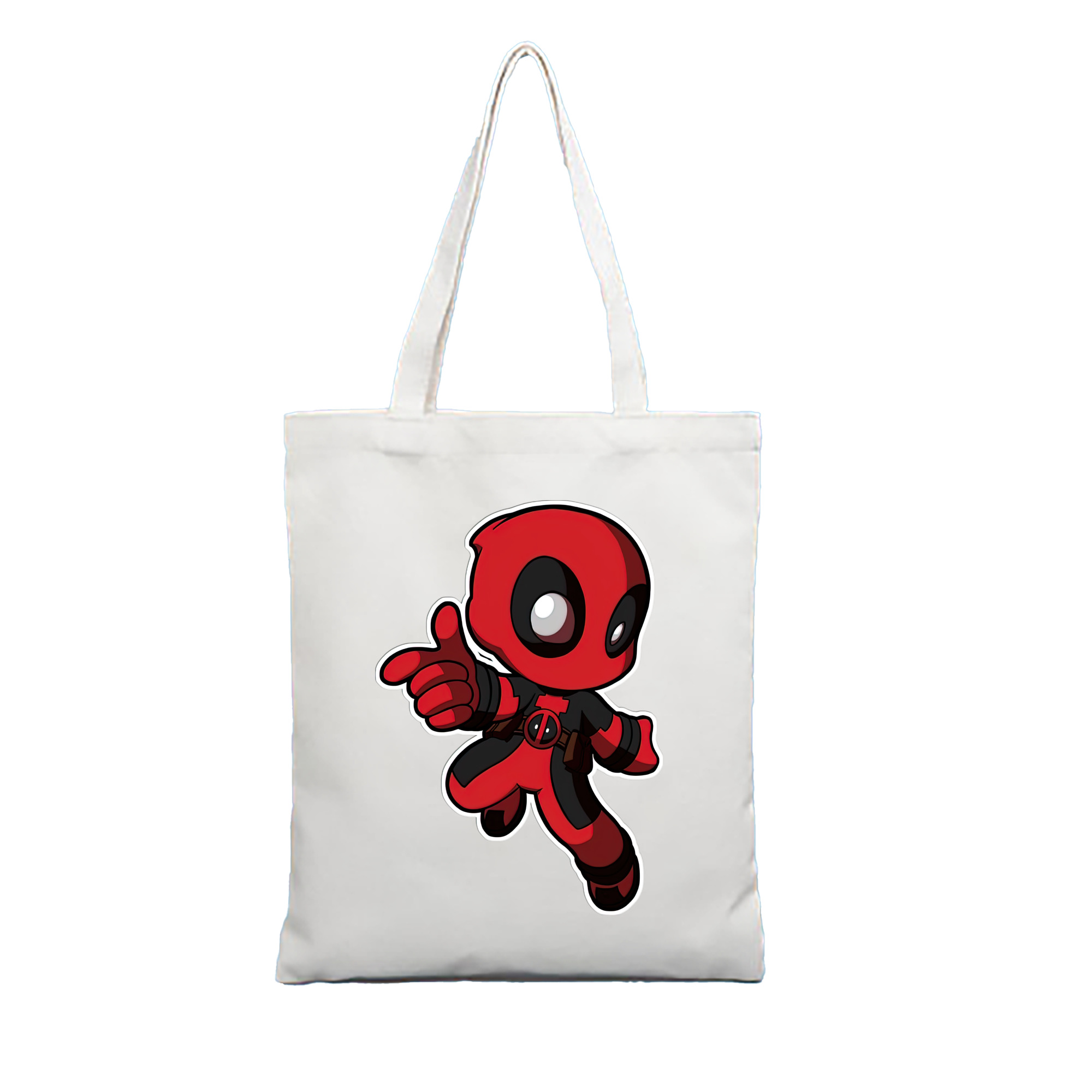 （画像用） Deadpool デッドプール 縦型キャンバス生地手提げバッグ　トートバッグ