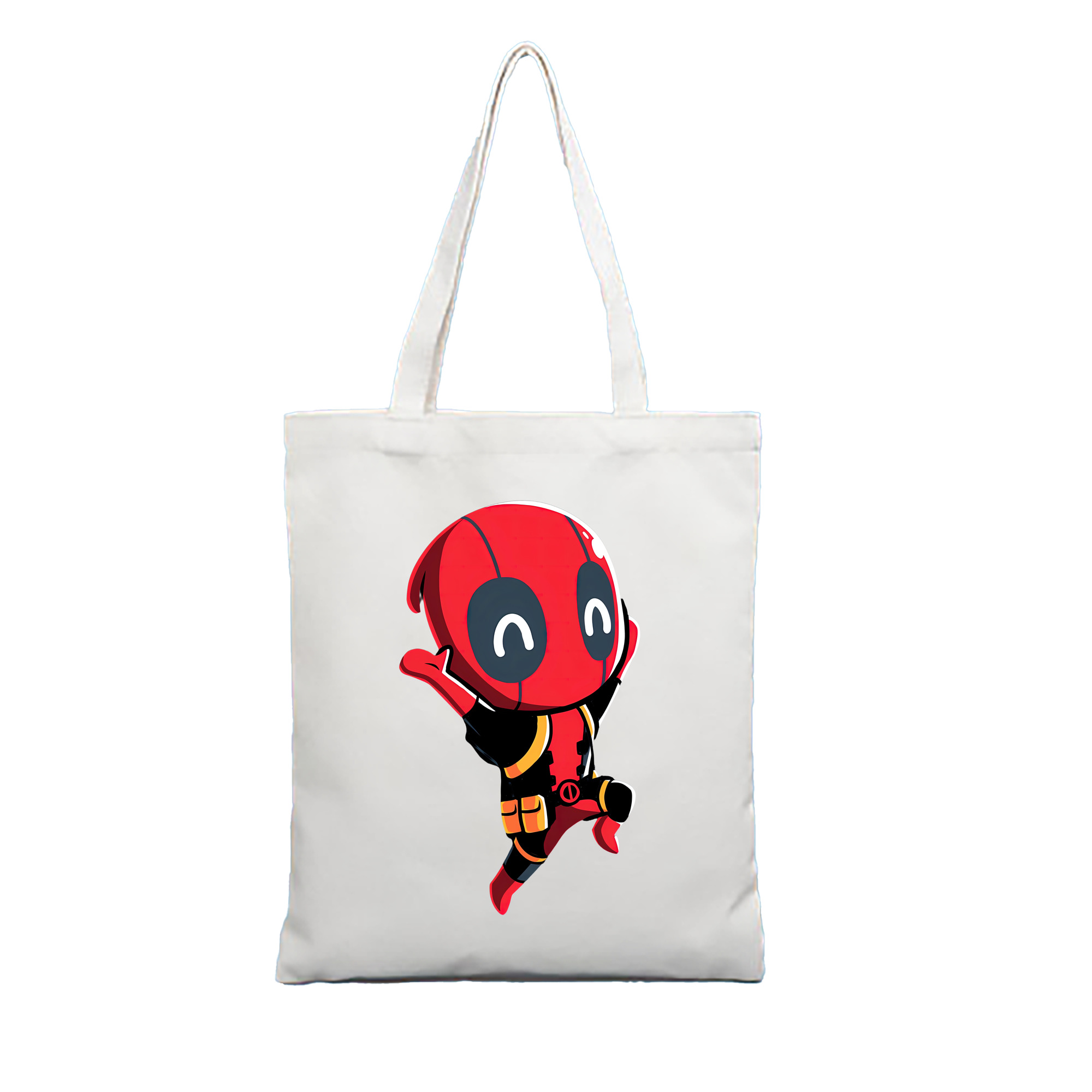 （画像用） Deadpool デッドプール 縦型キャンバス生地手提げバッグ　トートバッグ