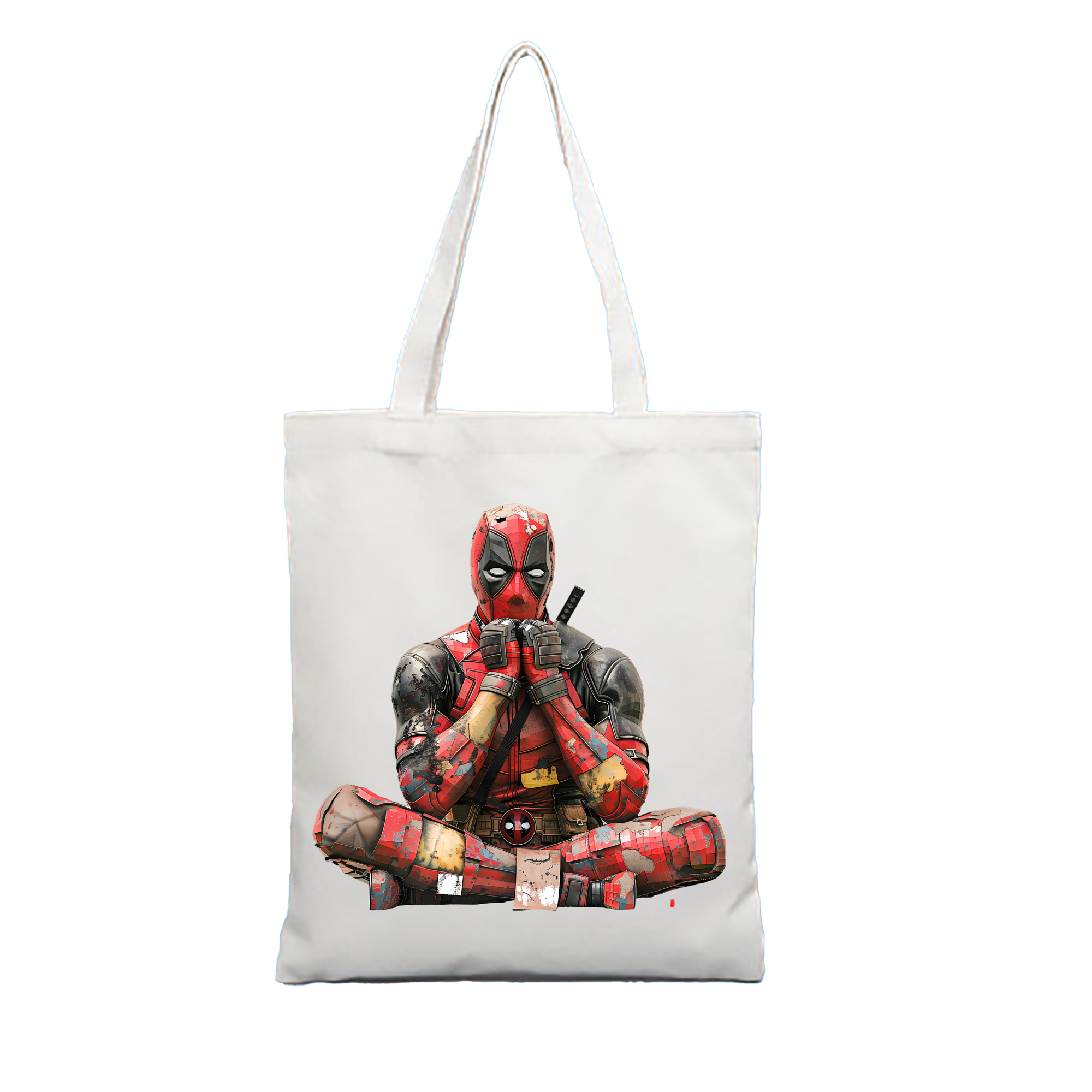 （画像用） Deadpool デッドプール 縦型キャンバス生地手提げバッグ　トートバッグ