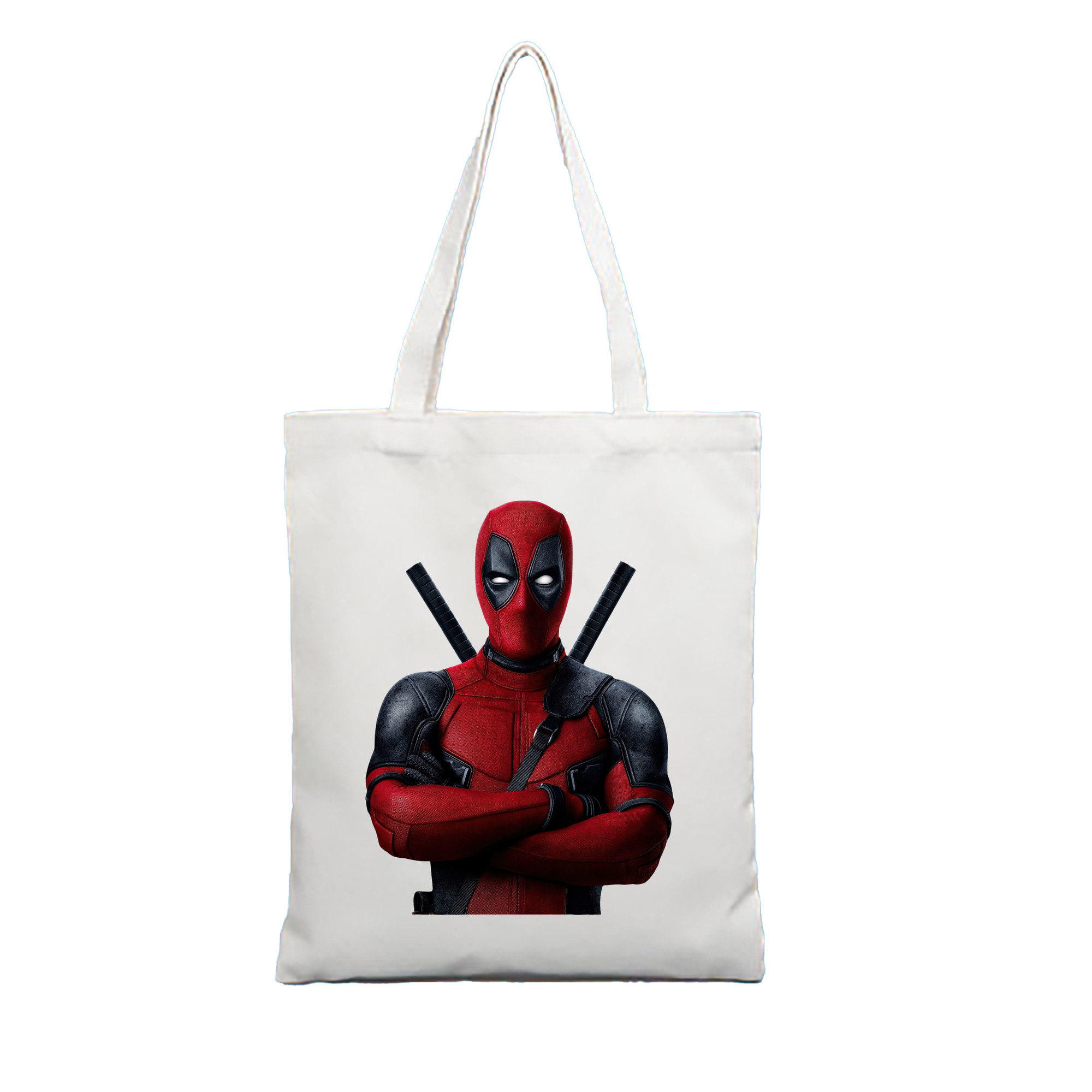 （画像用） Deadpool デッドプール 縦型キャンバス生地手提げバッグ　トートバッグ