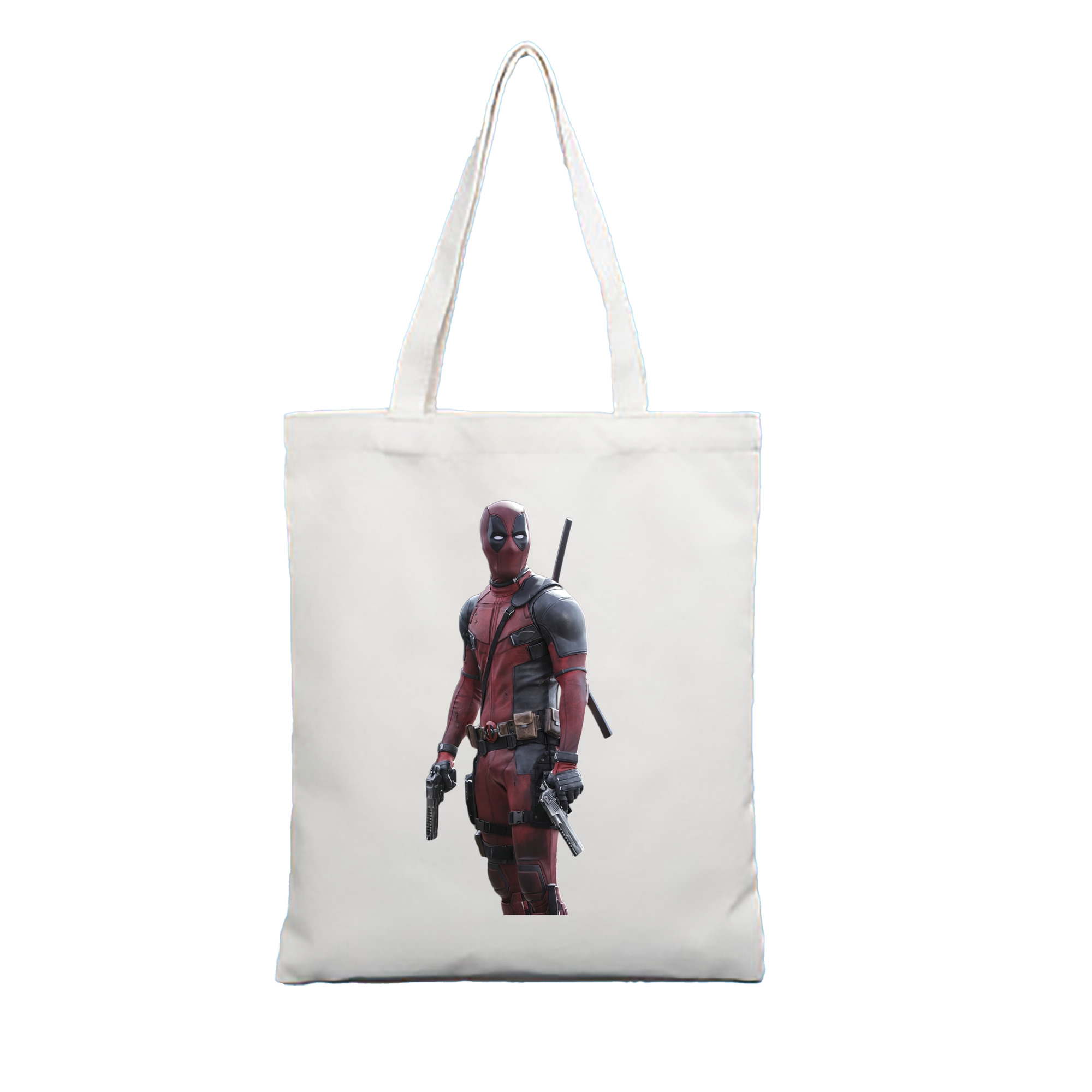 （画像用） Deadpool デッドプール 縦型キャンバス生地手提げバッグ　トートバッグ