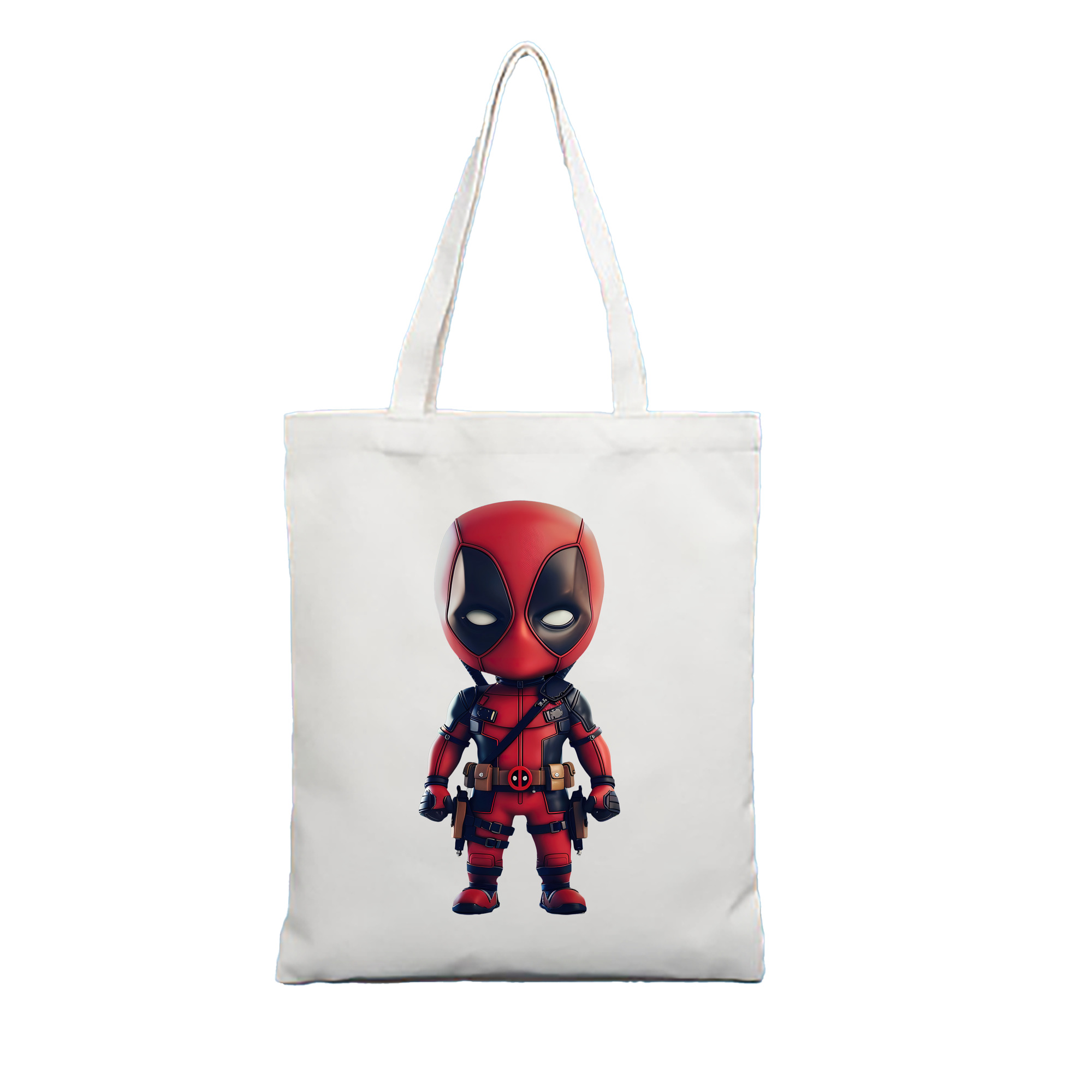 （画像用） Deadpool デッドプール 縦型キャンバス生地手提げバッグ　トートバッグ