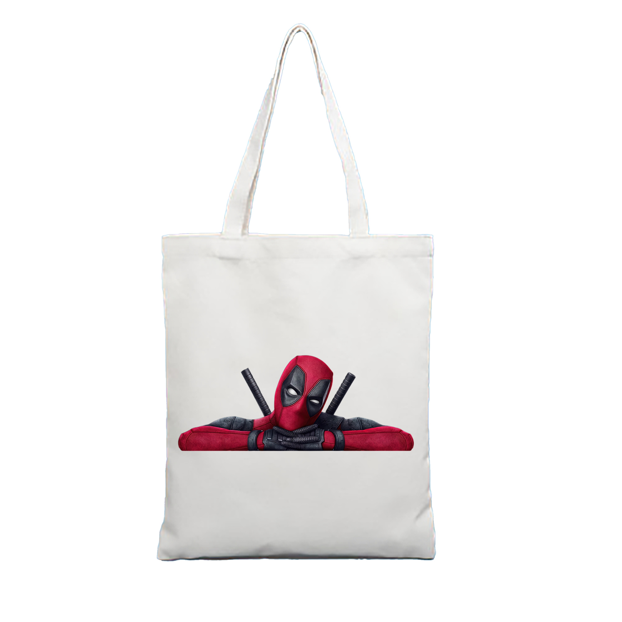 （画像用） Deadpool デッドプール 縦型キャンバス生地手提げバッグ　トートバッグ