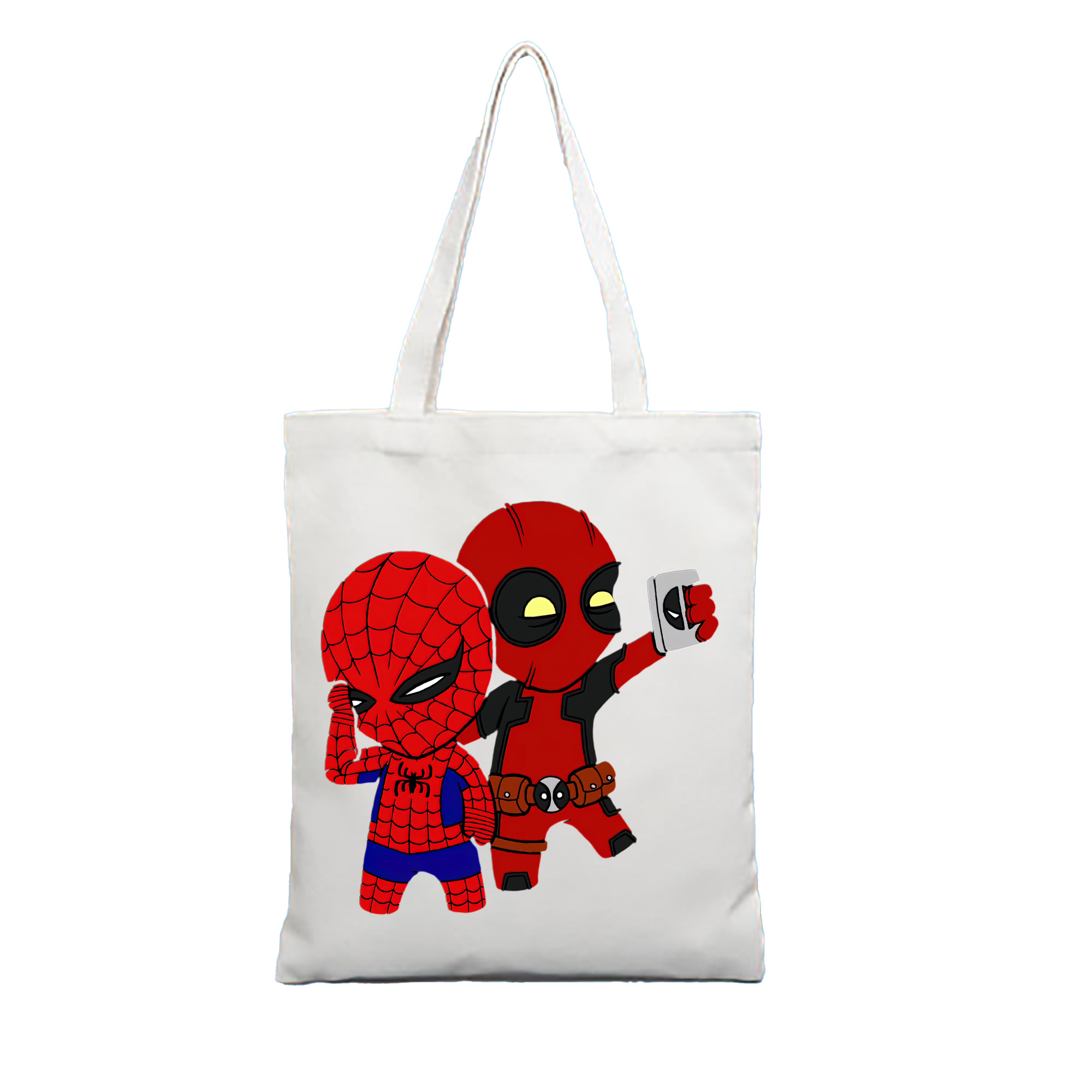 （画像用） Deadpool デッドプール 縦型キャンバス生地手提げバッグ　トートバッグ