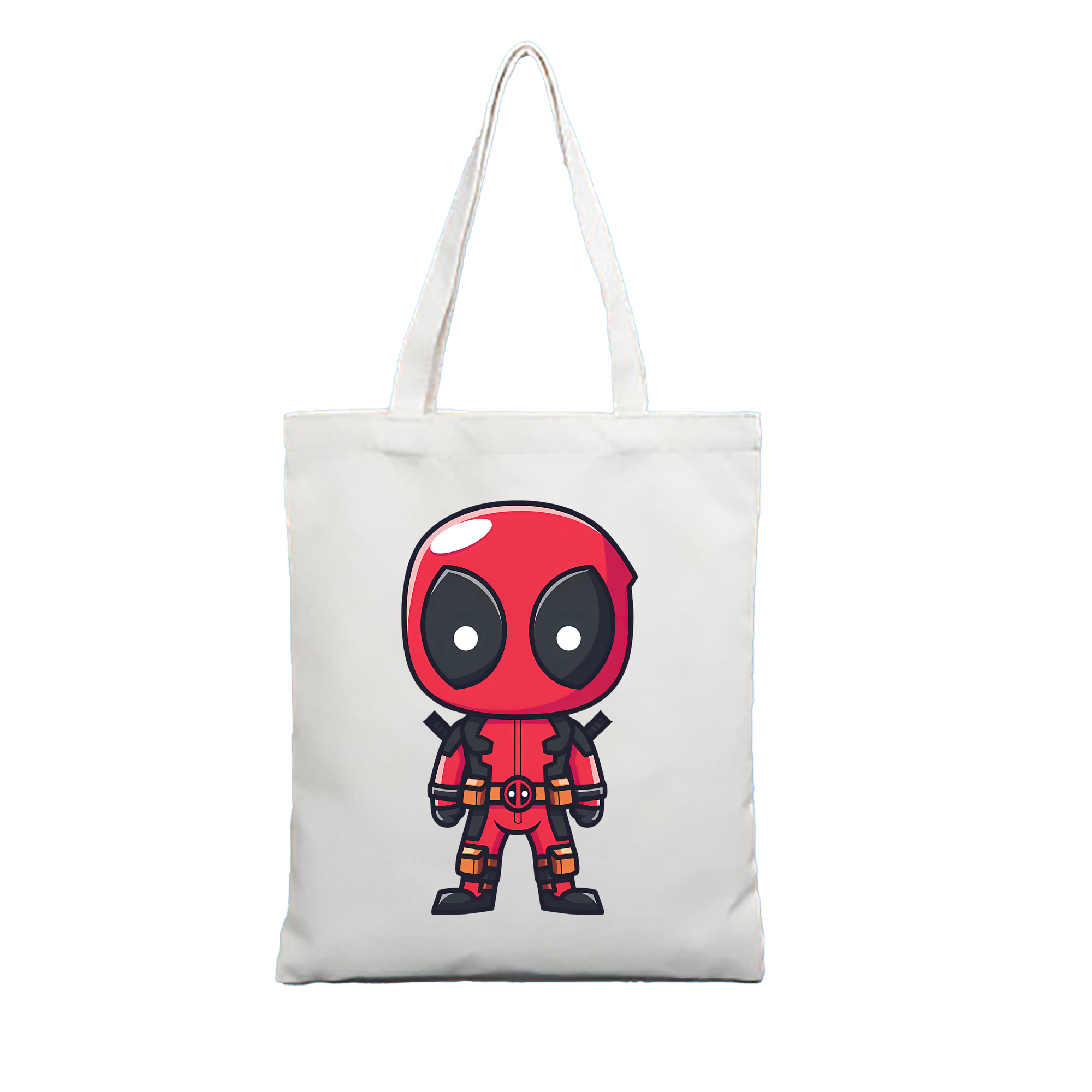 （画像用） Deadpool デッドプール 縦型キャンバス生地手提げバッグ　トートバッグ
