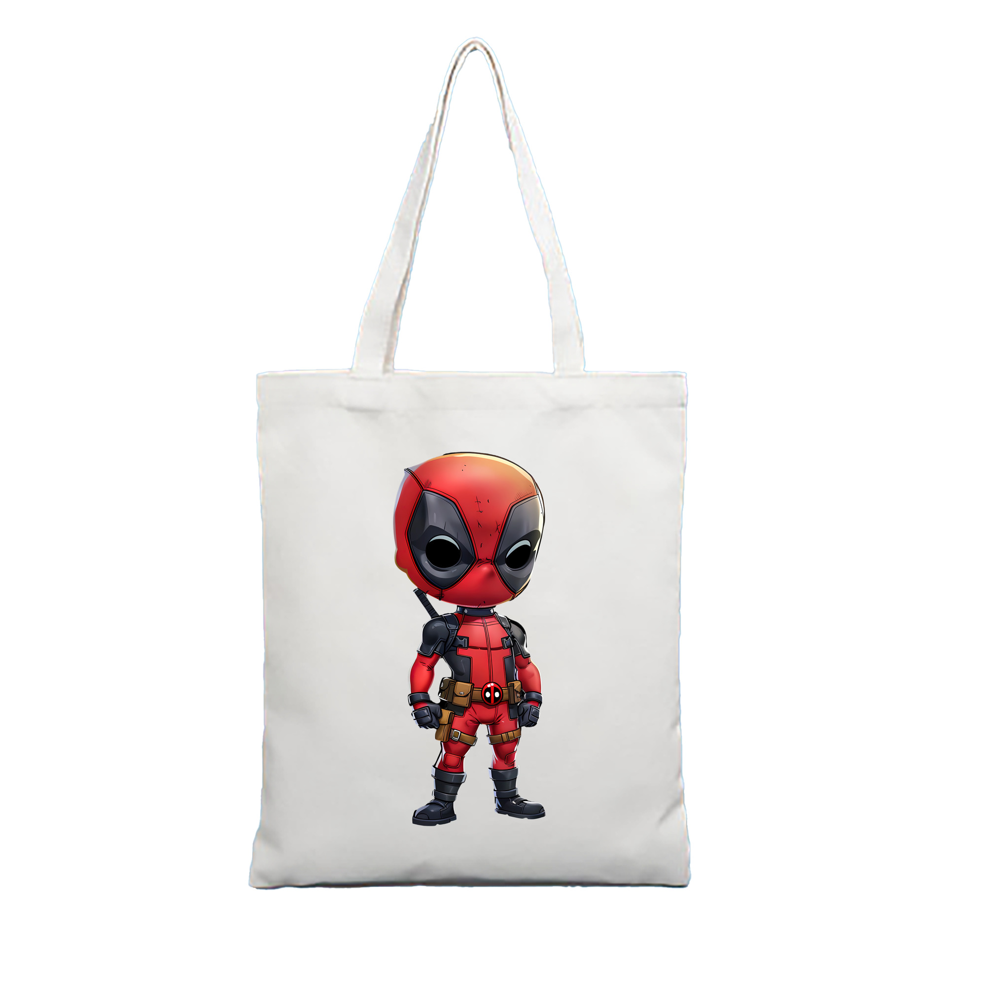 （画像用） Deadpool デッドプール 縦型キャンバス生地手提げバッグ　トートバッグ