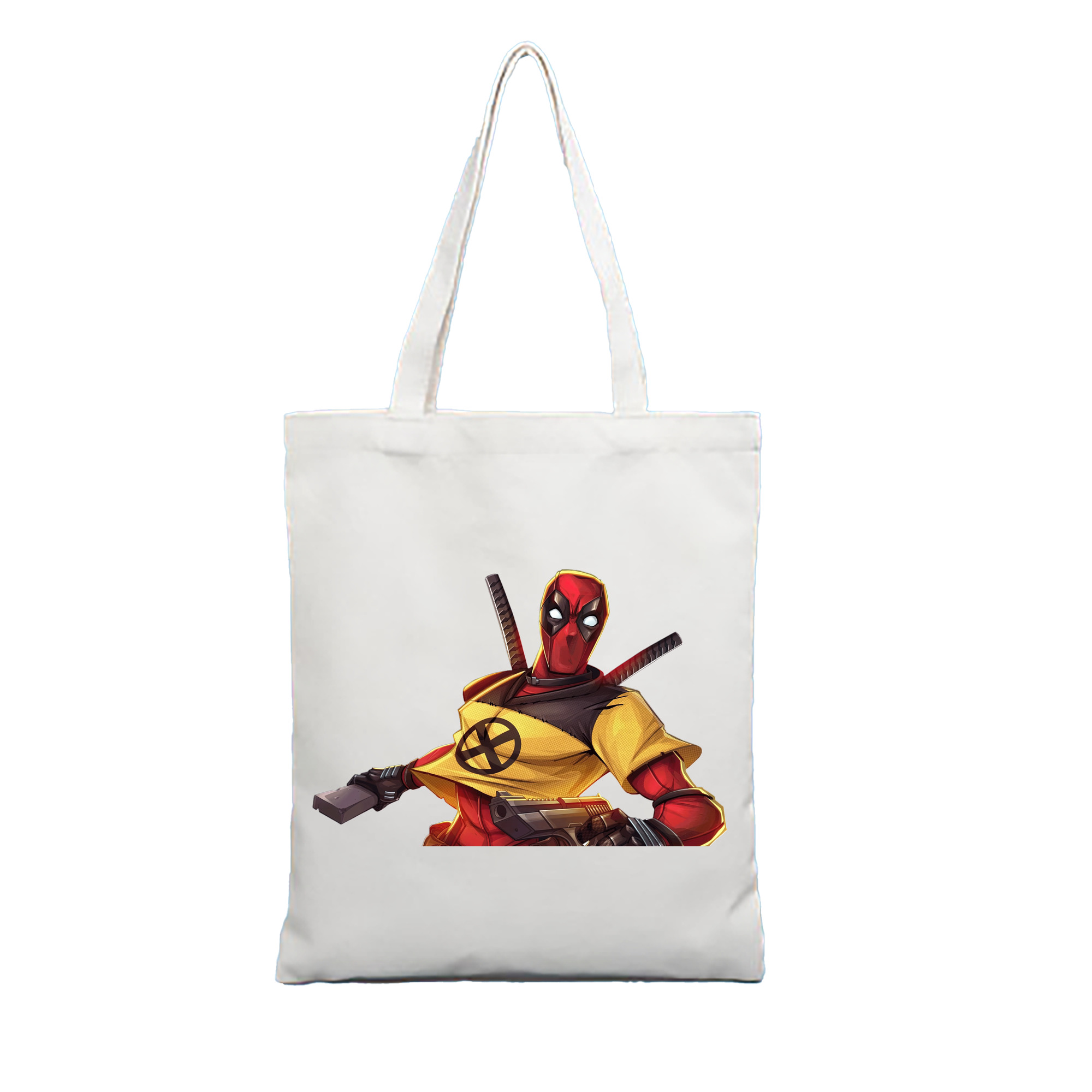 （画像用） Deadpool デッドプール 縦型キャンバス生地手提げバッグ　トートバッグ