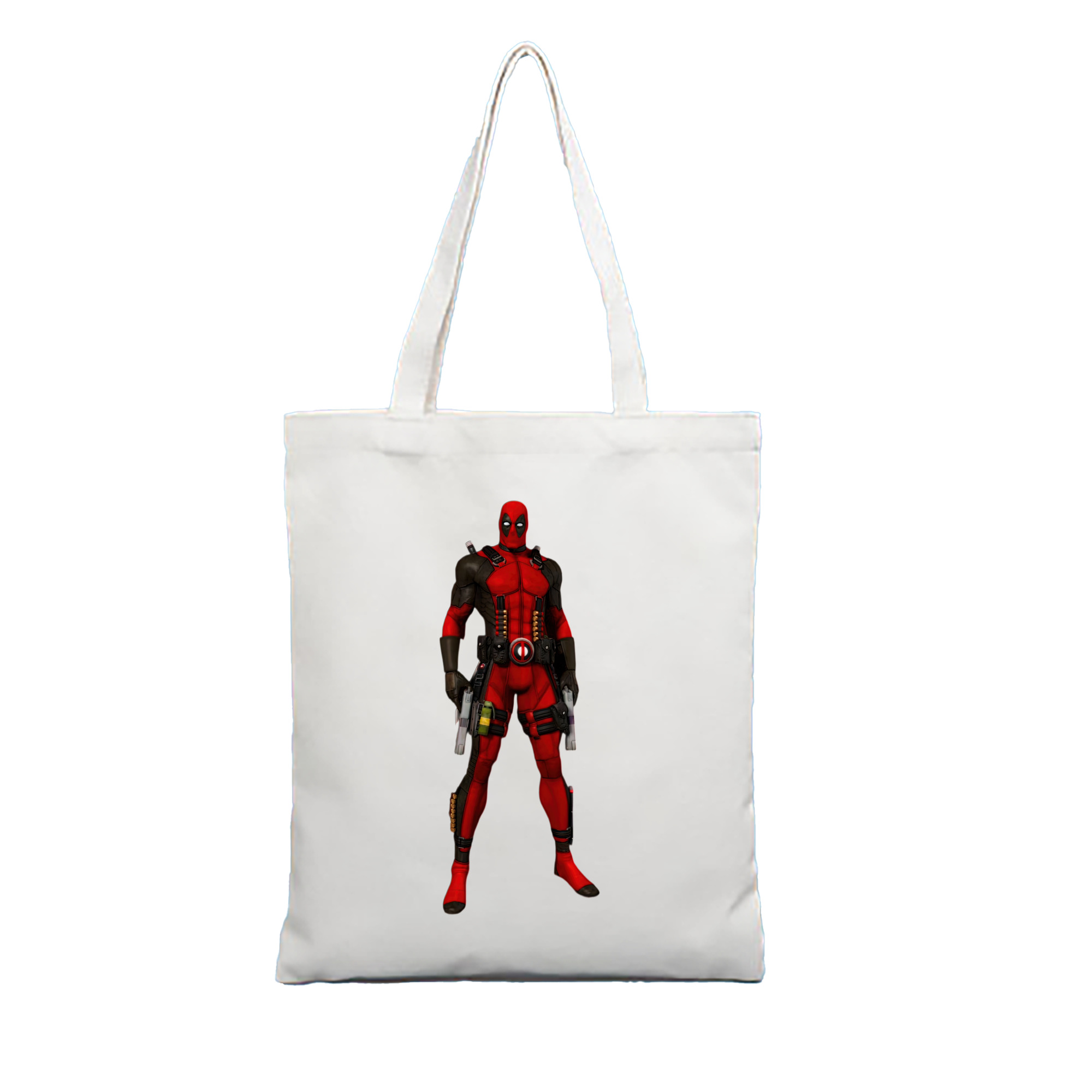 （画像用） Deadpool デッドプール 縦型キャンバス生地手提げバッグ　トートバッグ