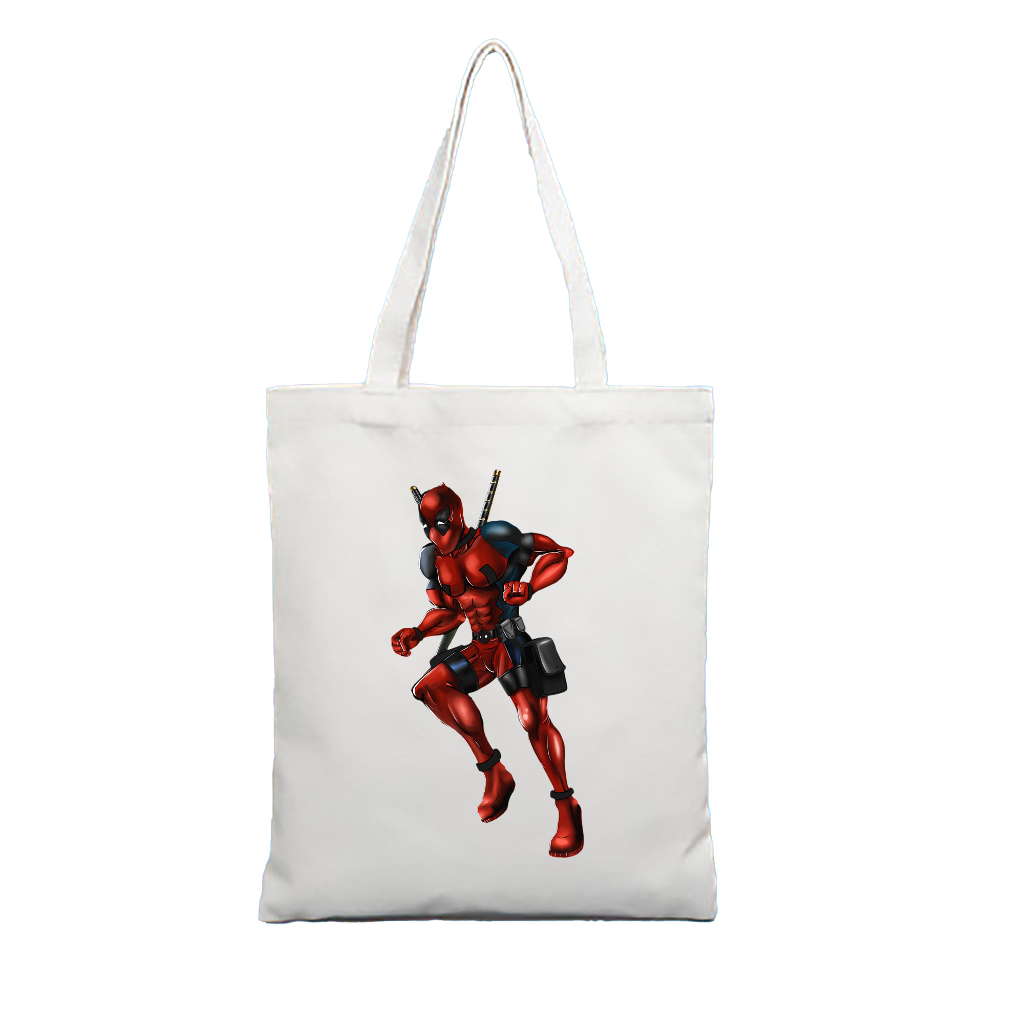 （画像用） Deadpool デッドプール 縦型キャンバス生地手提げバッグ　トートバッグ