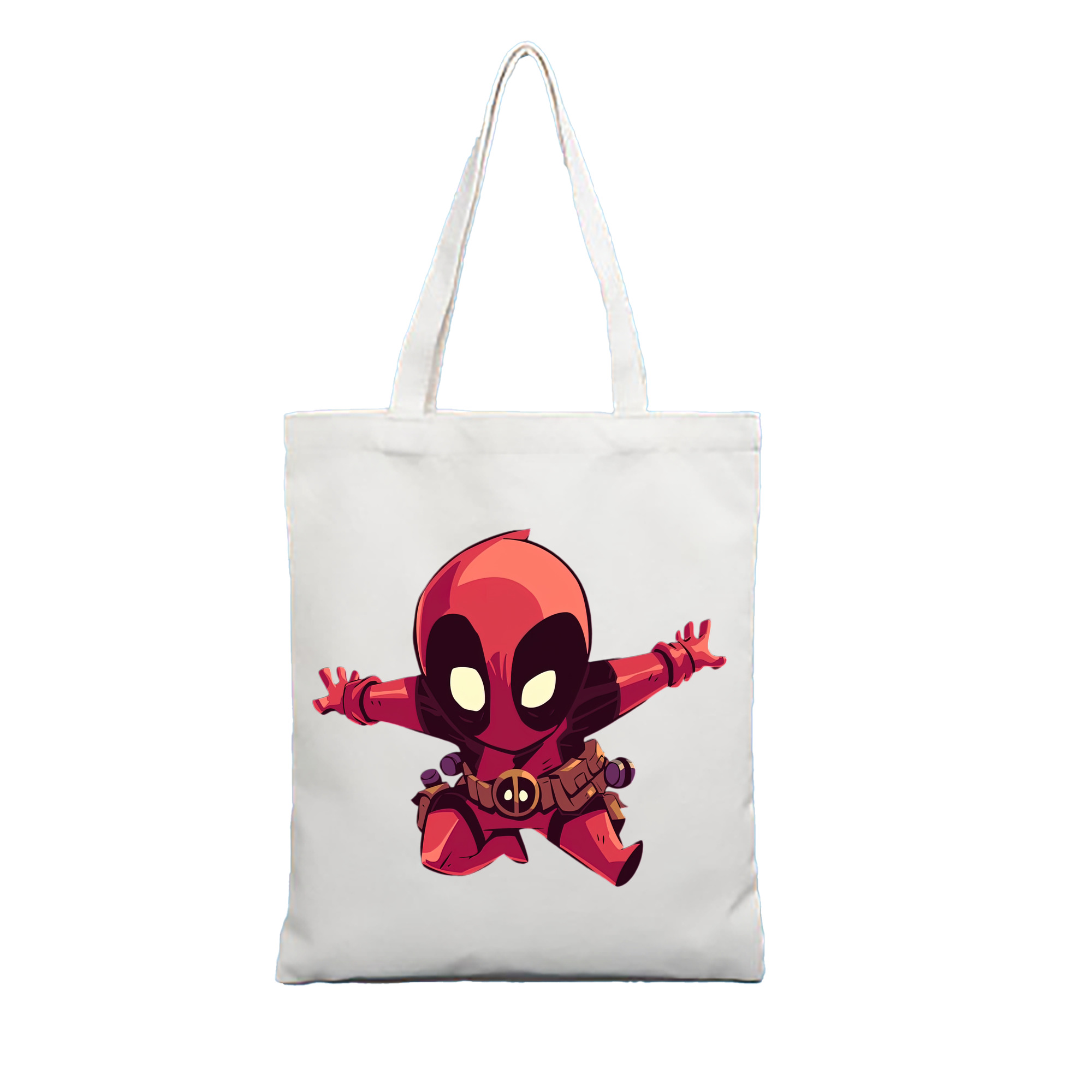 （画像用） Deadpool デッドプール 縦型キャンバス生地手提げバッグ　トートバッグ