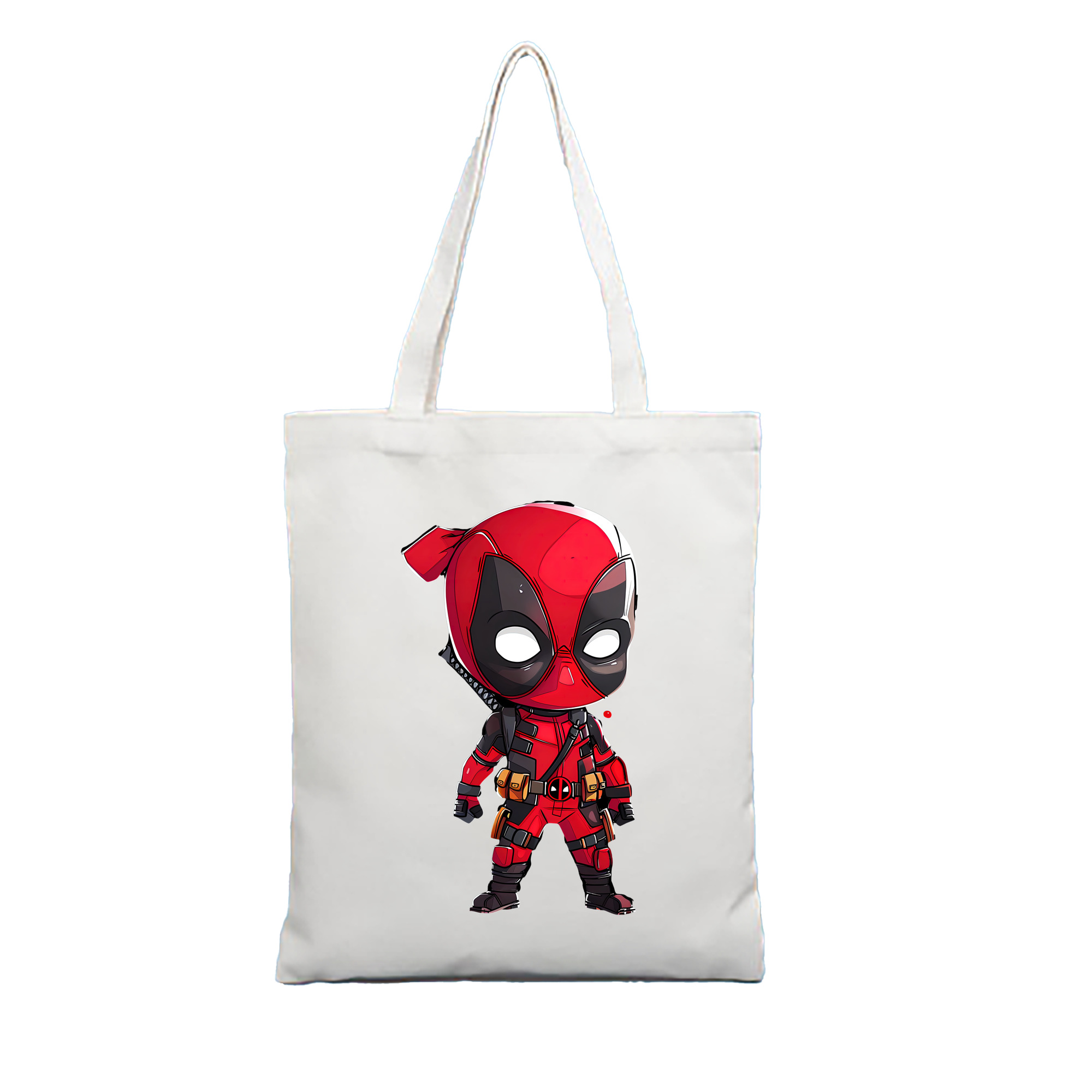 （画像用） Deadpool デッドプール 縦型キャンバス生地手提げバッグ　トートバッグ