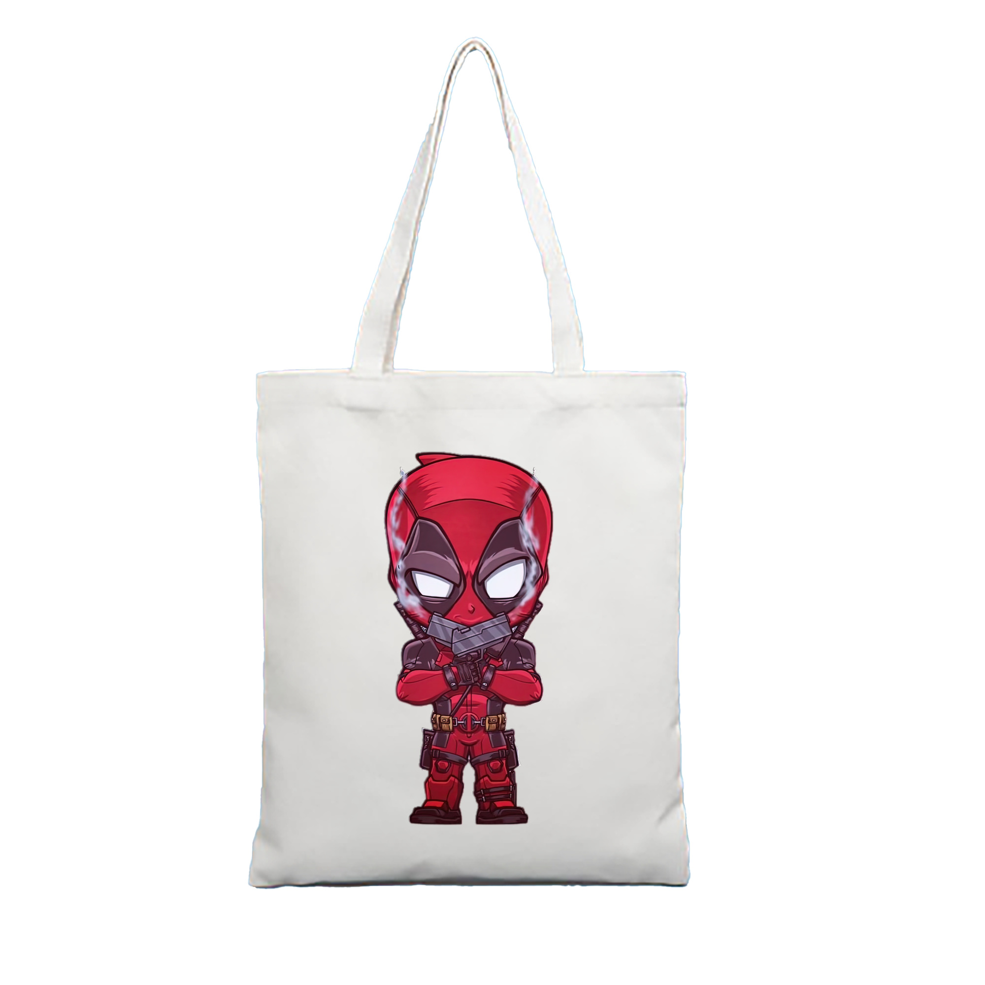 （画像用） Deadpool デッドプール 縦型キャンバス生地手提げバッグ　トートバッグ