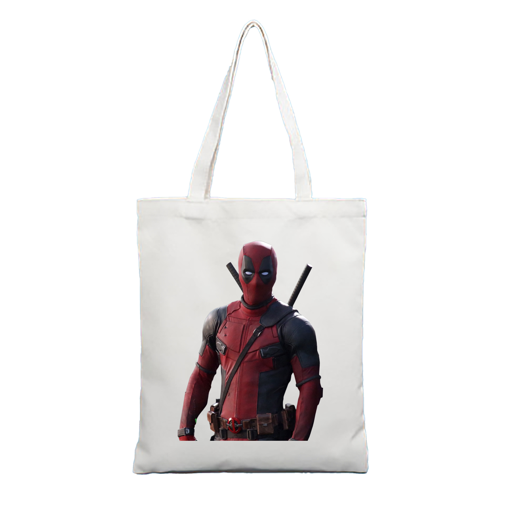 （画像用） Deadpool デッドプール 縦型キャンバス生地手提げバッグ　トートバッグ