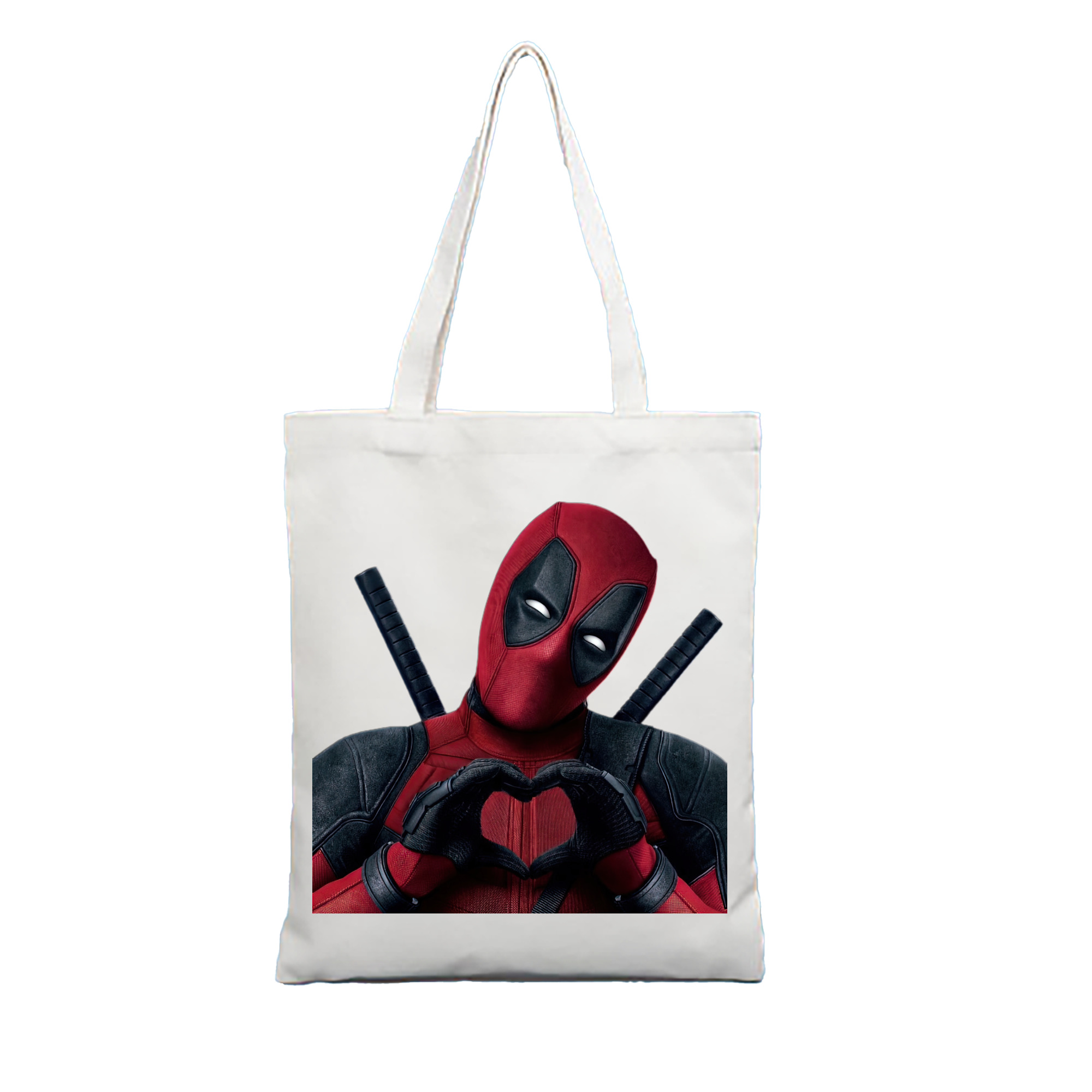 （画像用） Deadpool デッドプール 縦型キャンバス生地手提げバッグ　トートバッグ