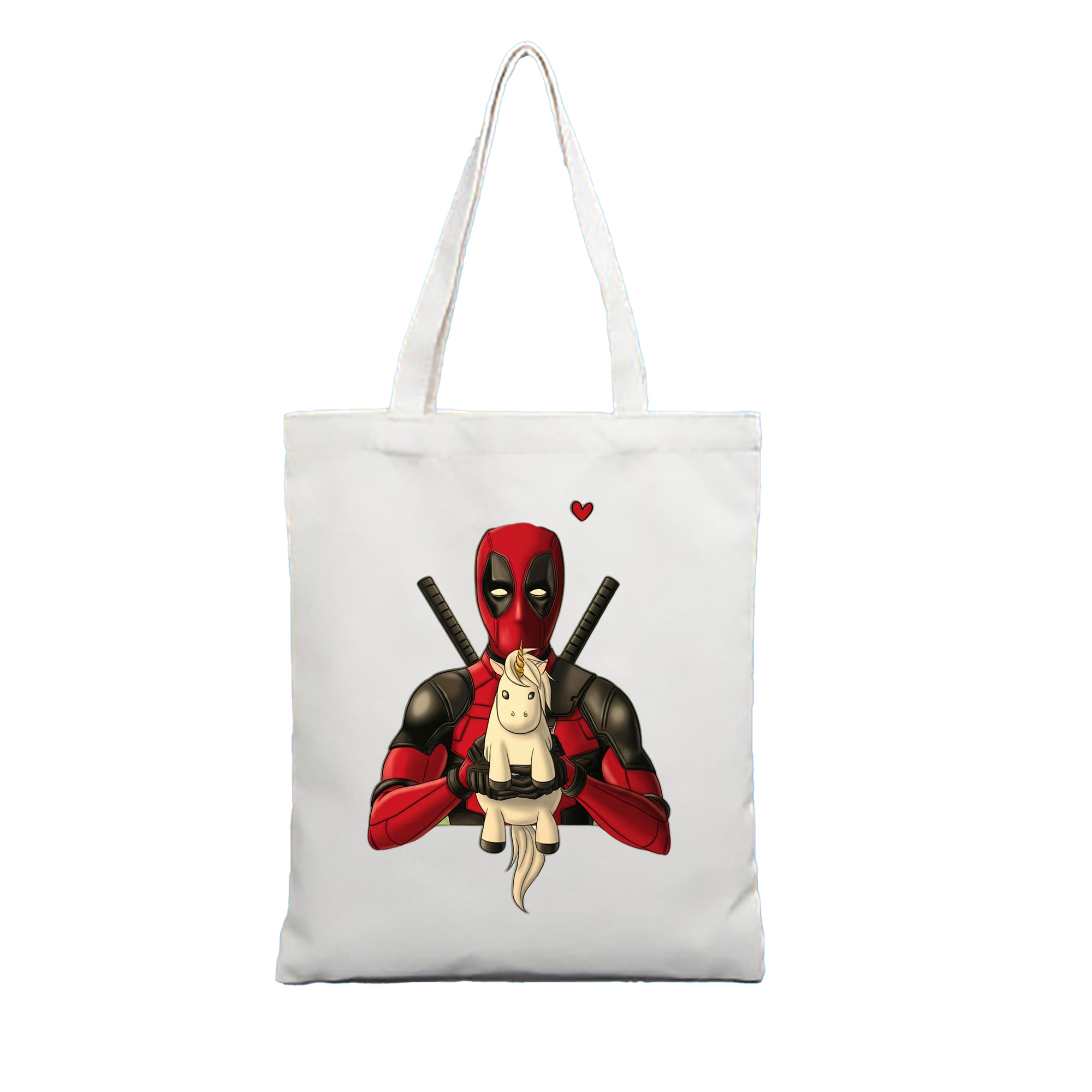 （画像用） Deadpool デッドプール 縦型キャンバス生地手提げバッグ　トートバッグ
