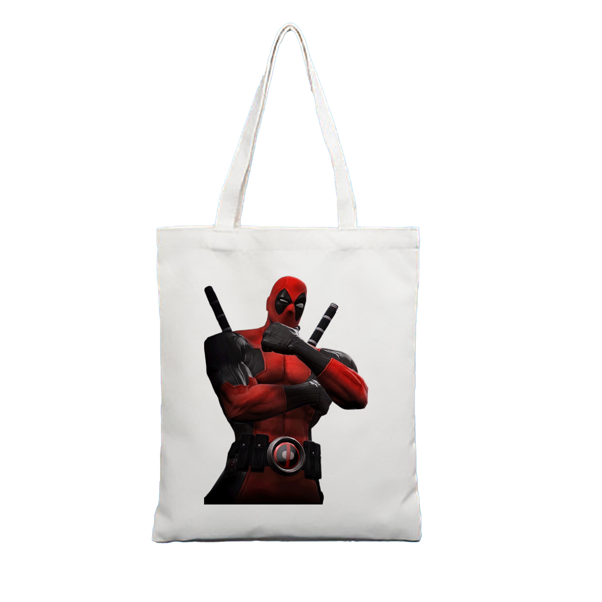 （画像用） Deadpool デッドプール 縦型キャンバス生地手提げバッグ　トートバッグ