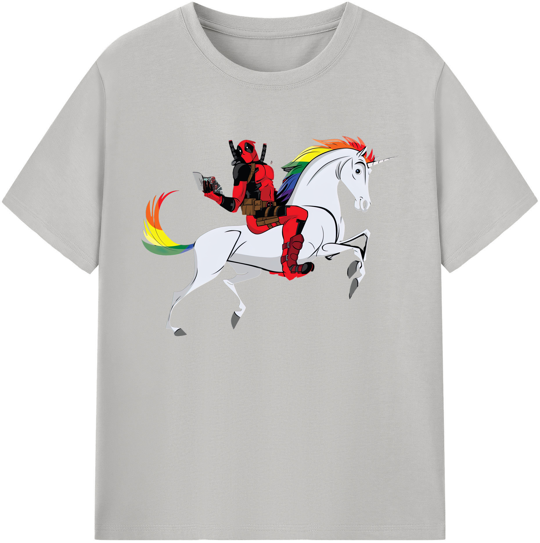 （画像用） Deadpool デッドプール 綿100％ メンズ半袖Tシャツ｜肌触りやわらか＆通気性
