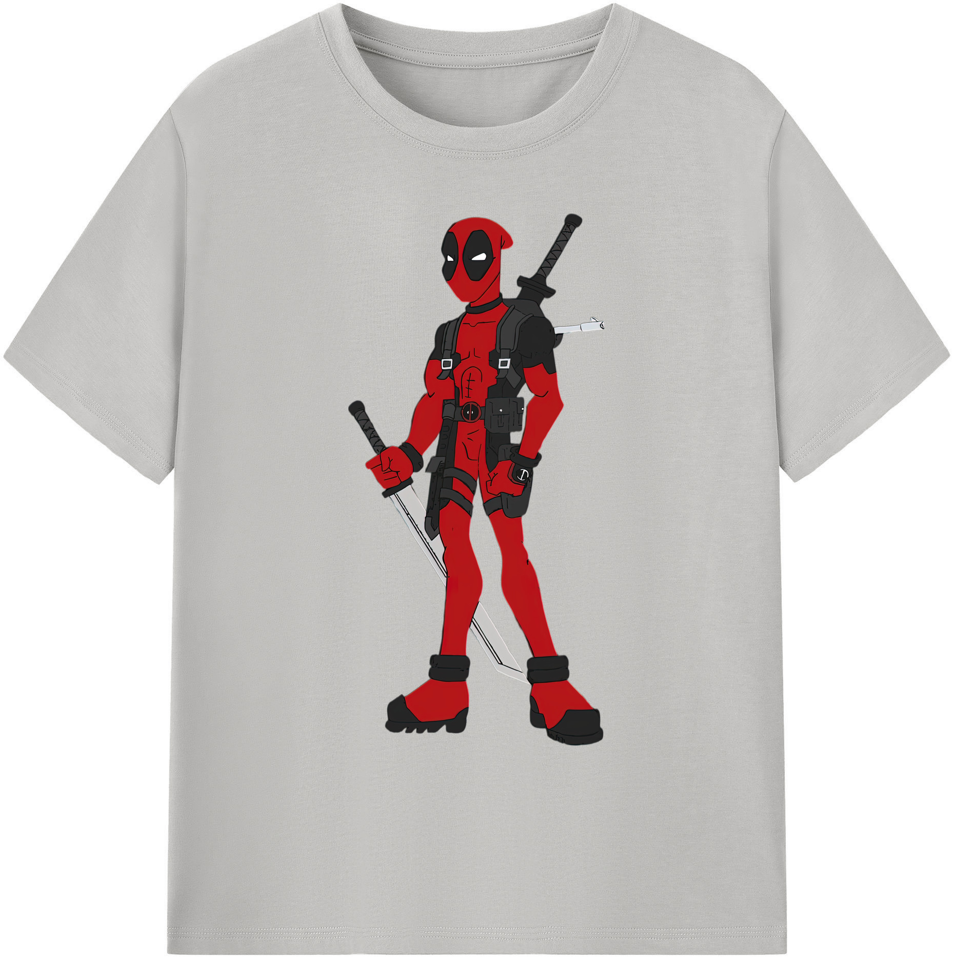（画像用） Deadpool デッドプール 綿100％ メンズ半袖Tシャツ｜肌触りやわらか＆通気性