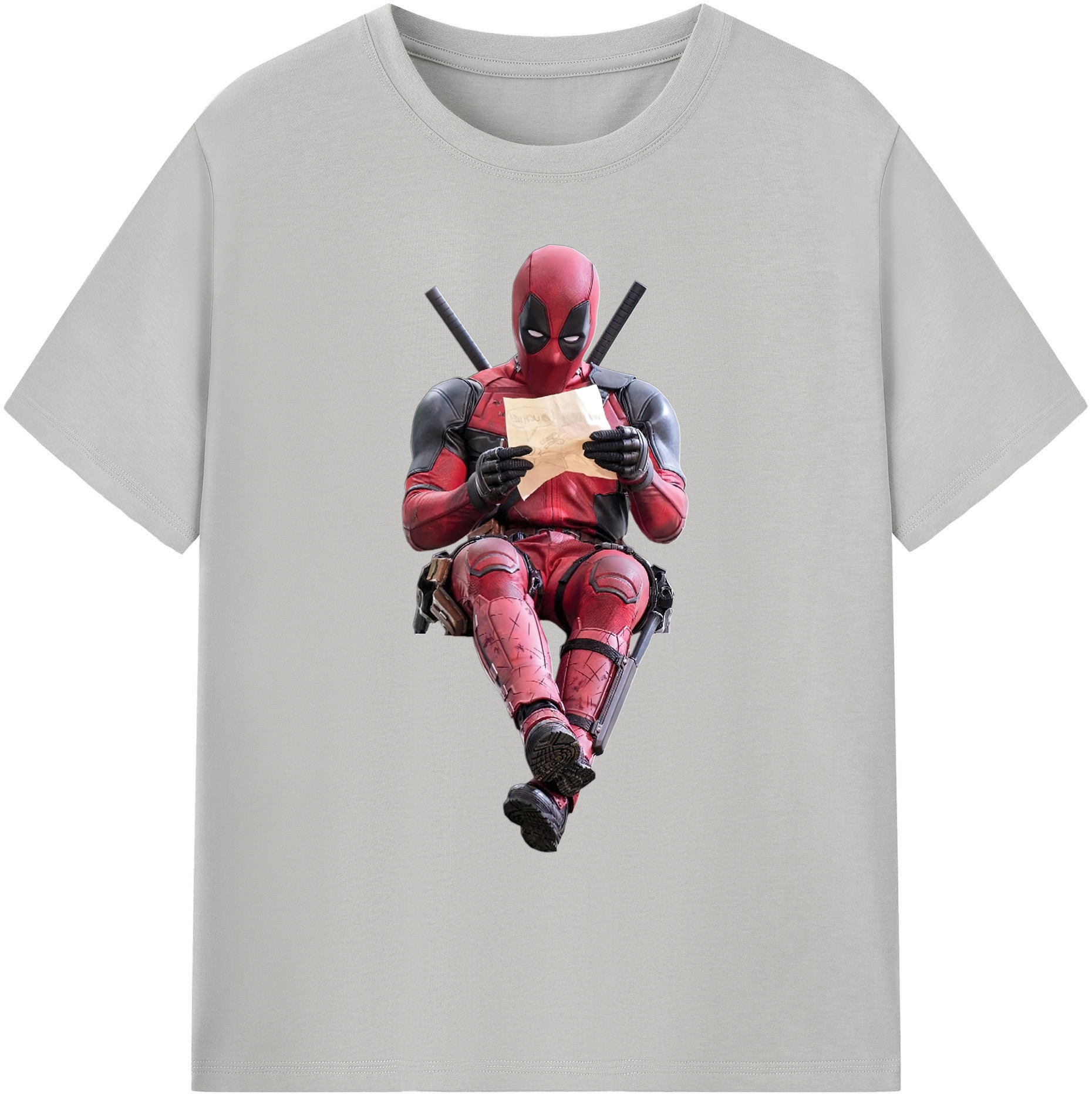 （画像用） Deadpool デッドプール 綿100％ メンズ半袖Tシャツ｜肌触りやわらか＆通気性